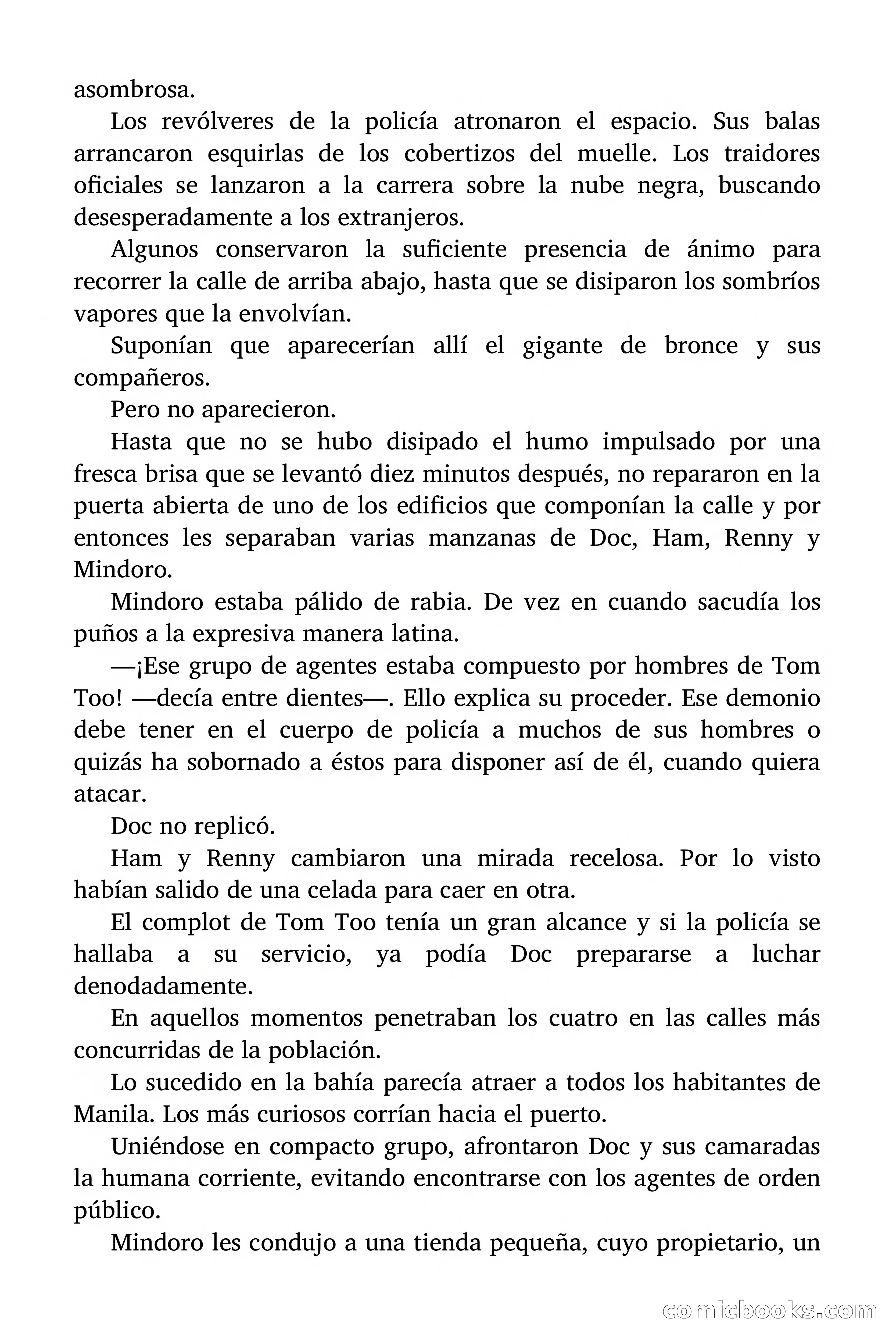 Doc Savage: Los piratas del Pacífico — page 126 of 193