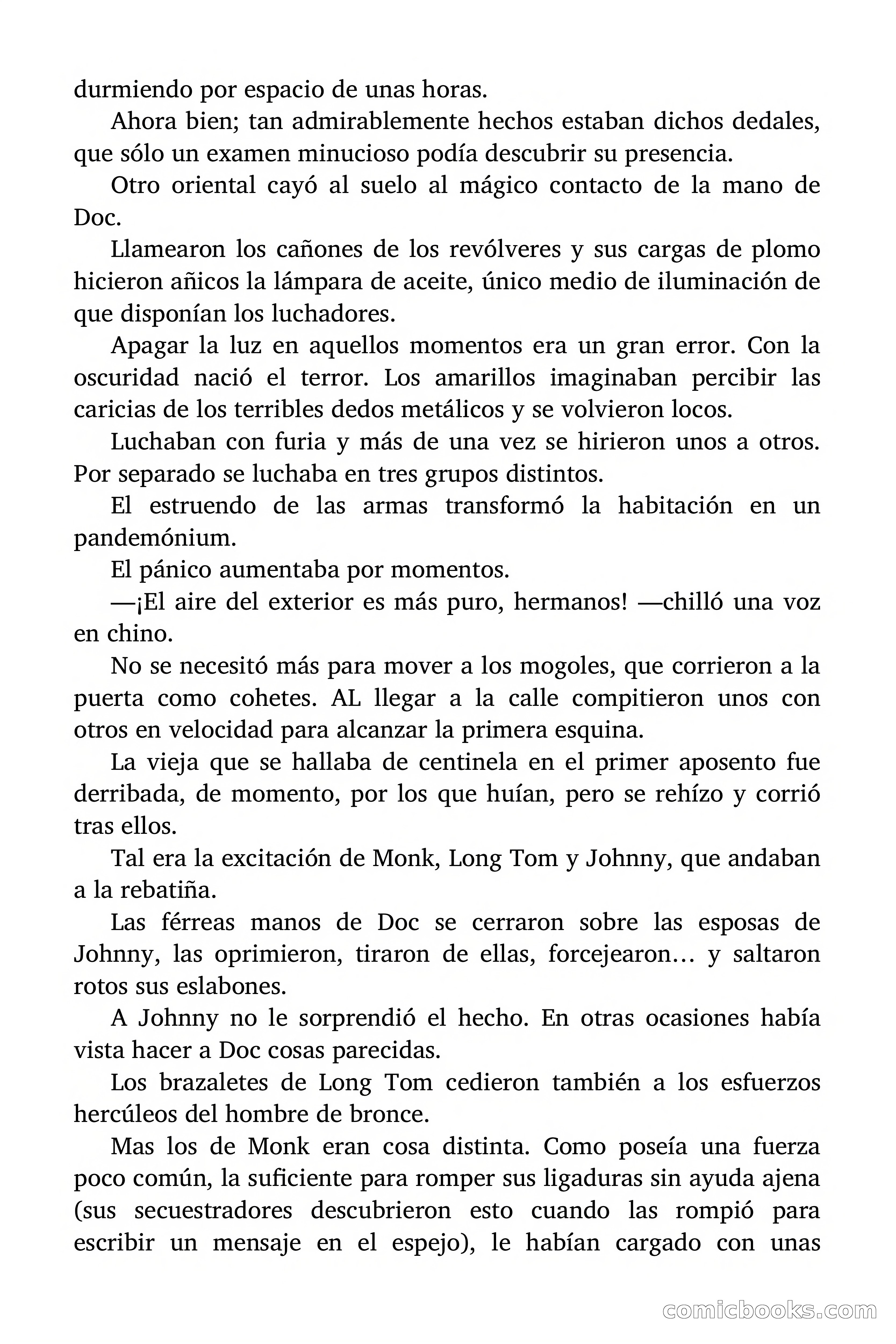 Doc Savage: Los piratas del Pacífico — page 134 of 193