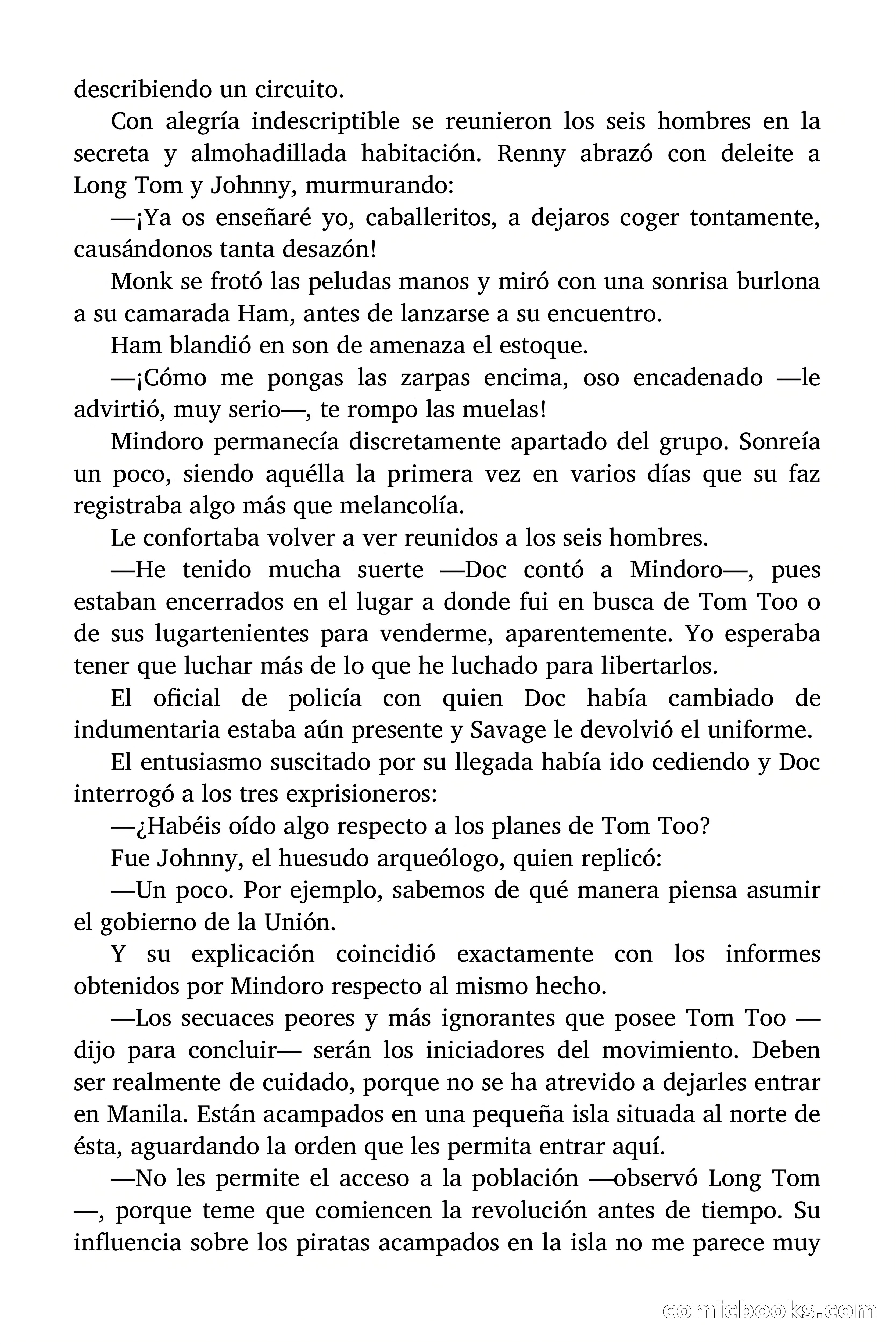 Doc Savage: Los piratas del Pacífico — page 136 of 193