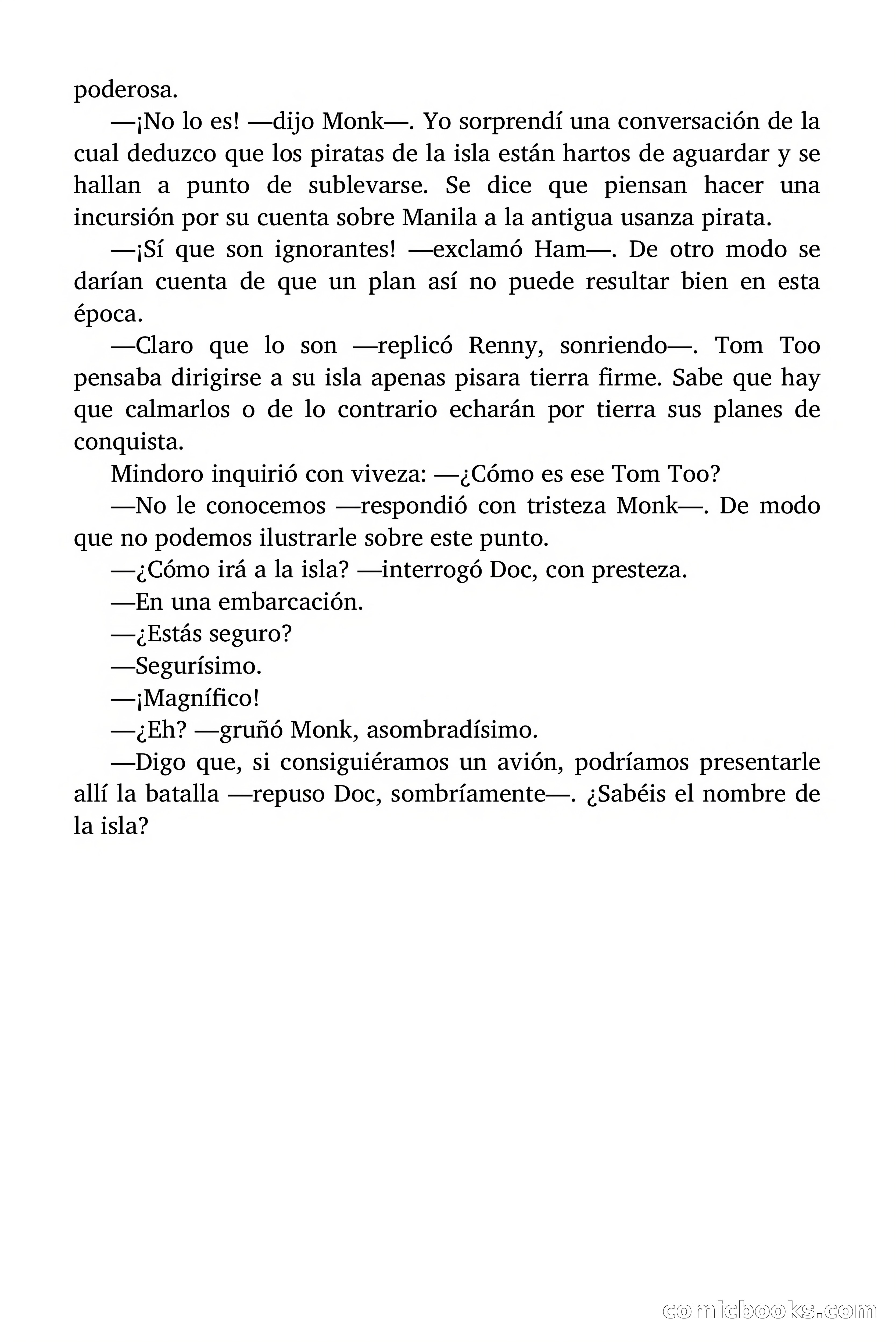 Doc Savage: Los piratas del Pacífico — page 137 of 193