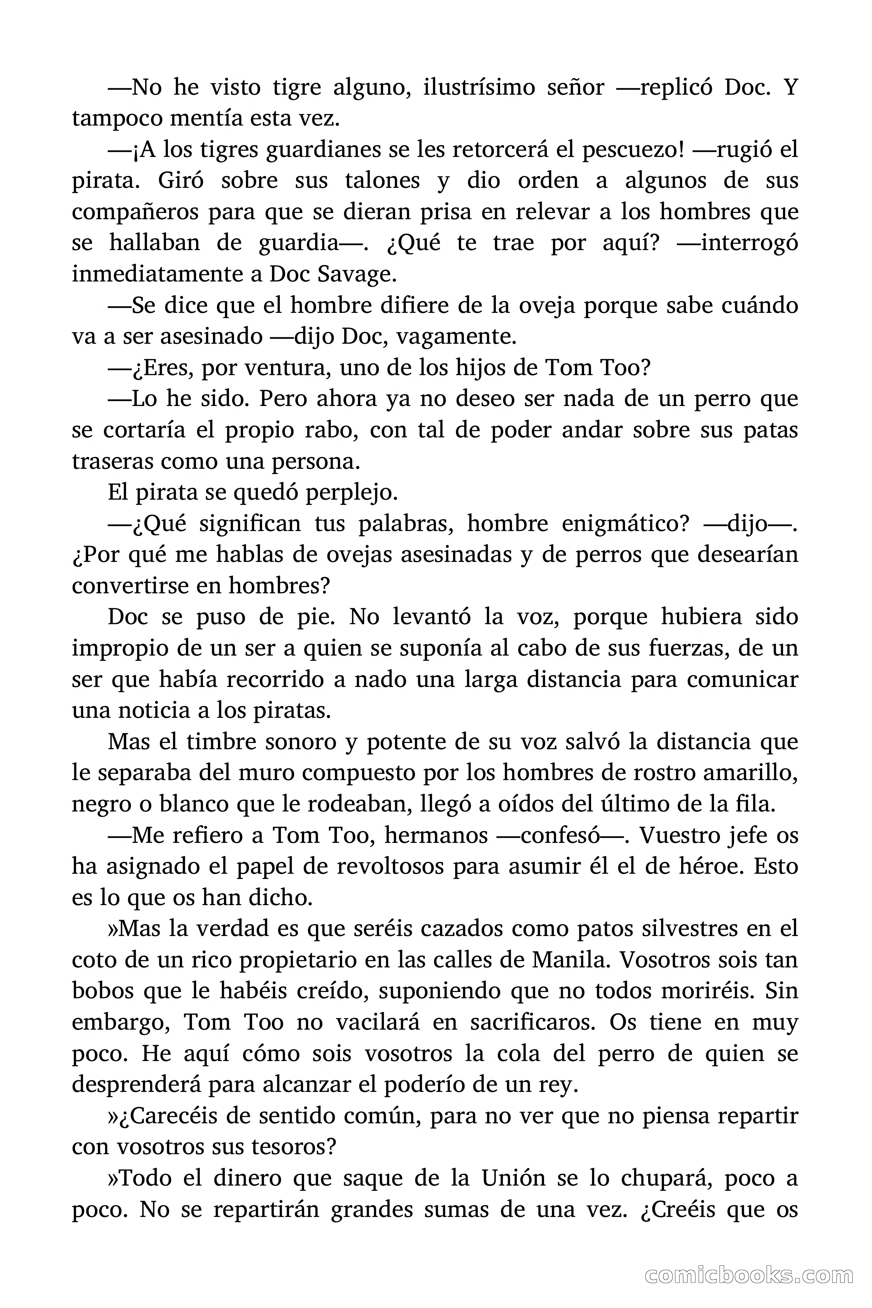 Doc Savage: Los piratas del Pacífico — page 143 of 193