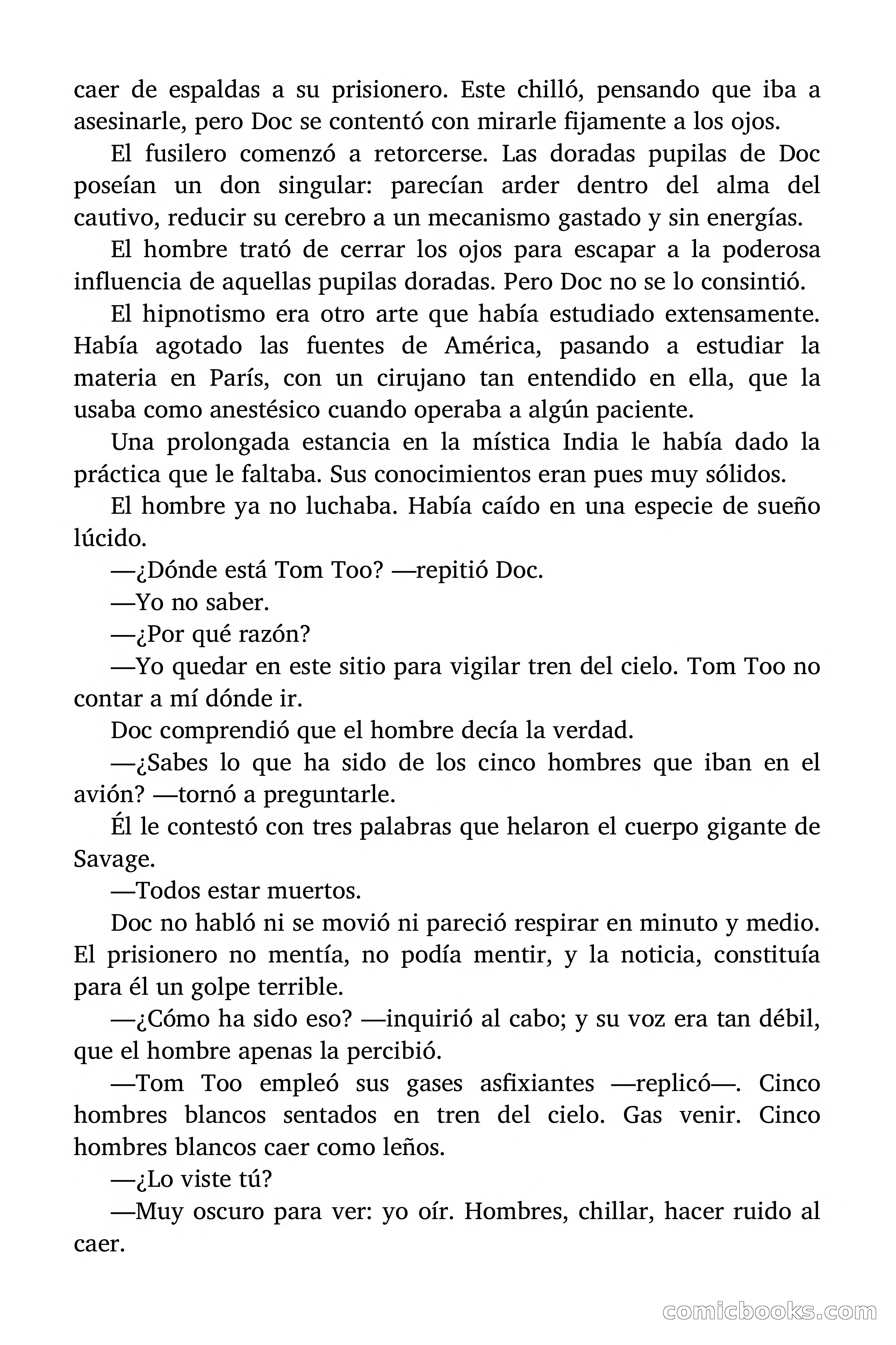 Doc Savage: Los piratas del Pacífico — page 156 of 193