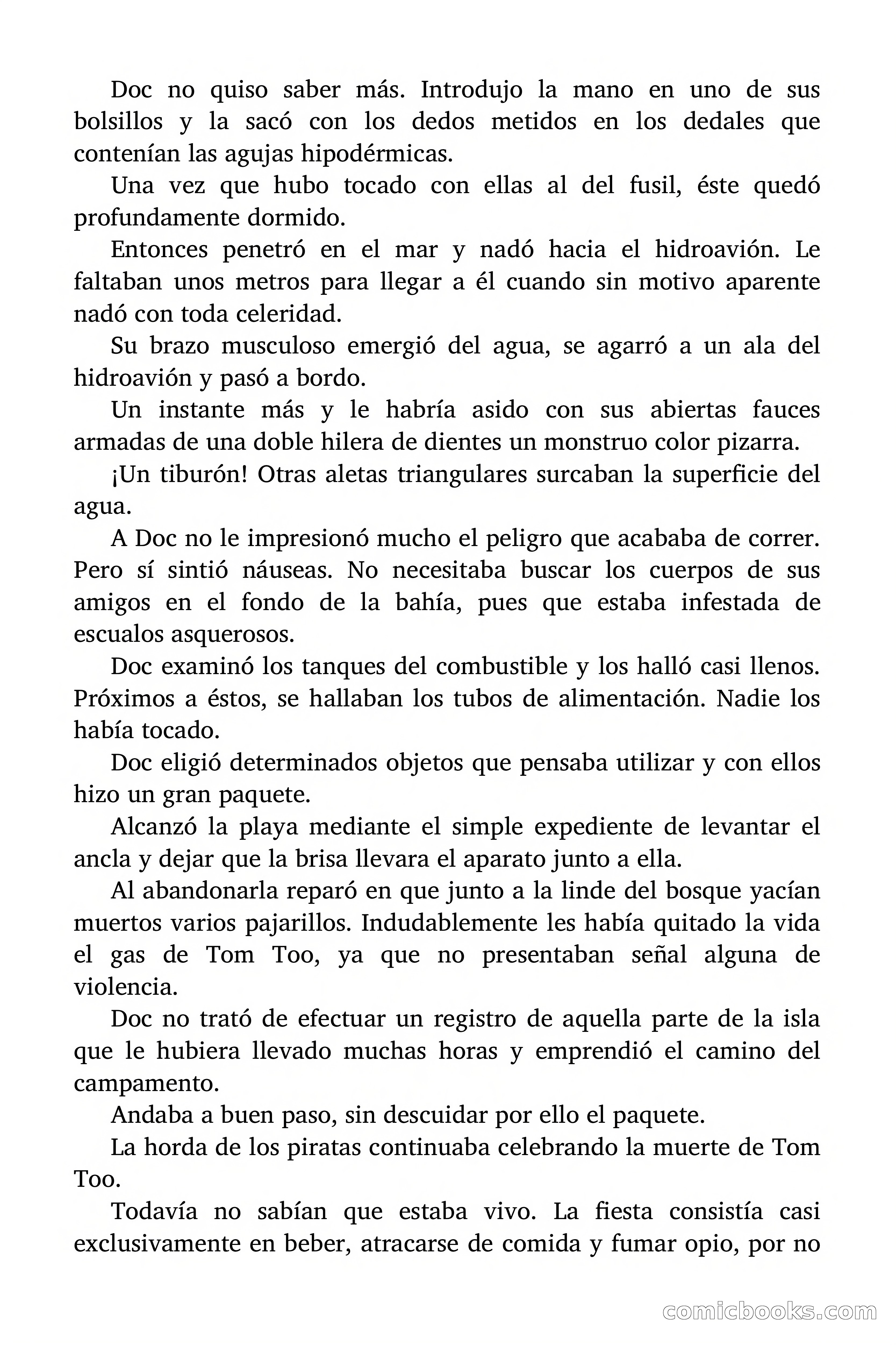 Doc Savage: Los piratas del Pacífico — page 157 of 193