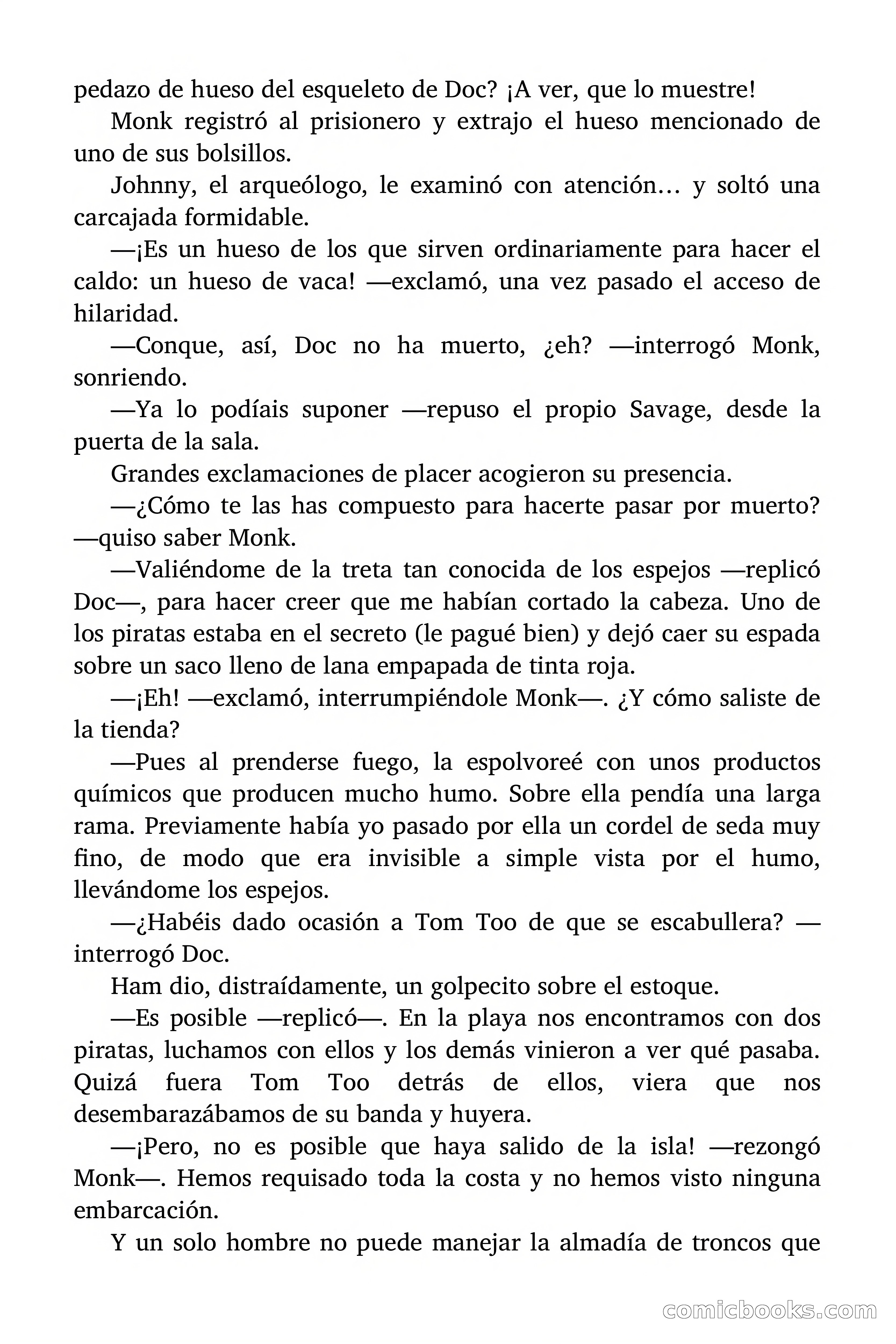 Doc Savage: Los piratas del Pacífico — page 165 of 193
