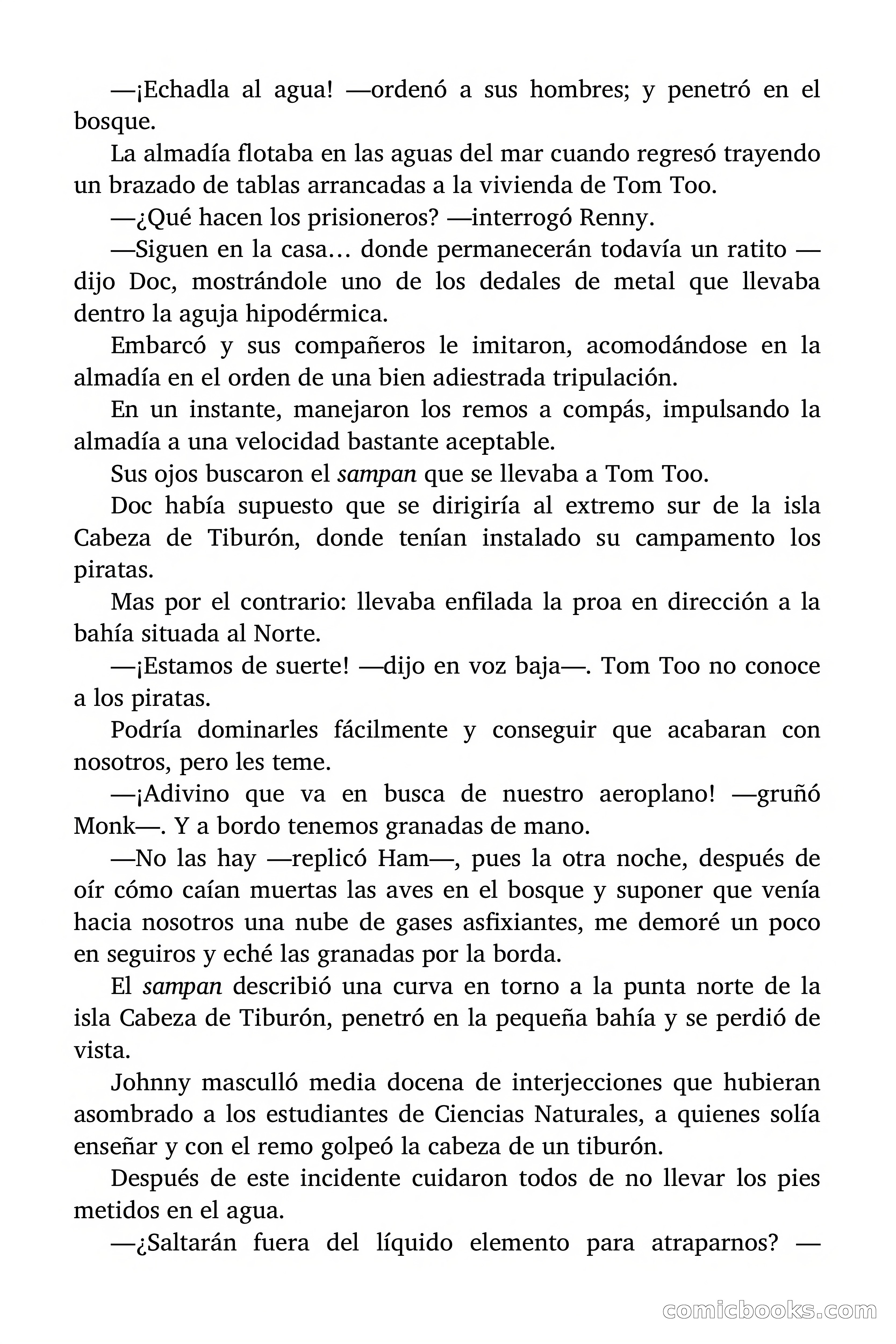 Doc Savage: Los piratas del Pacífico — page 169 of 193