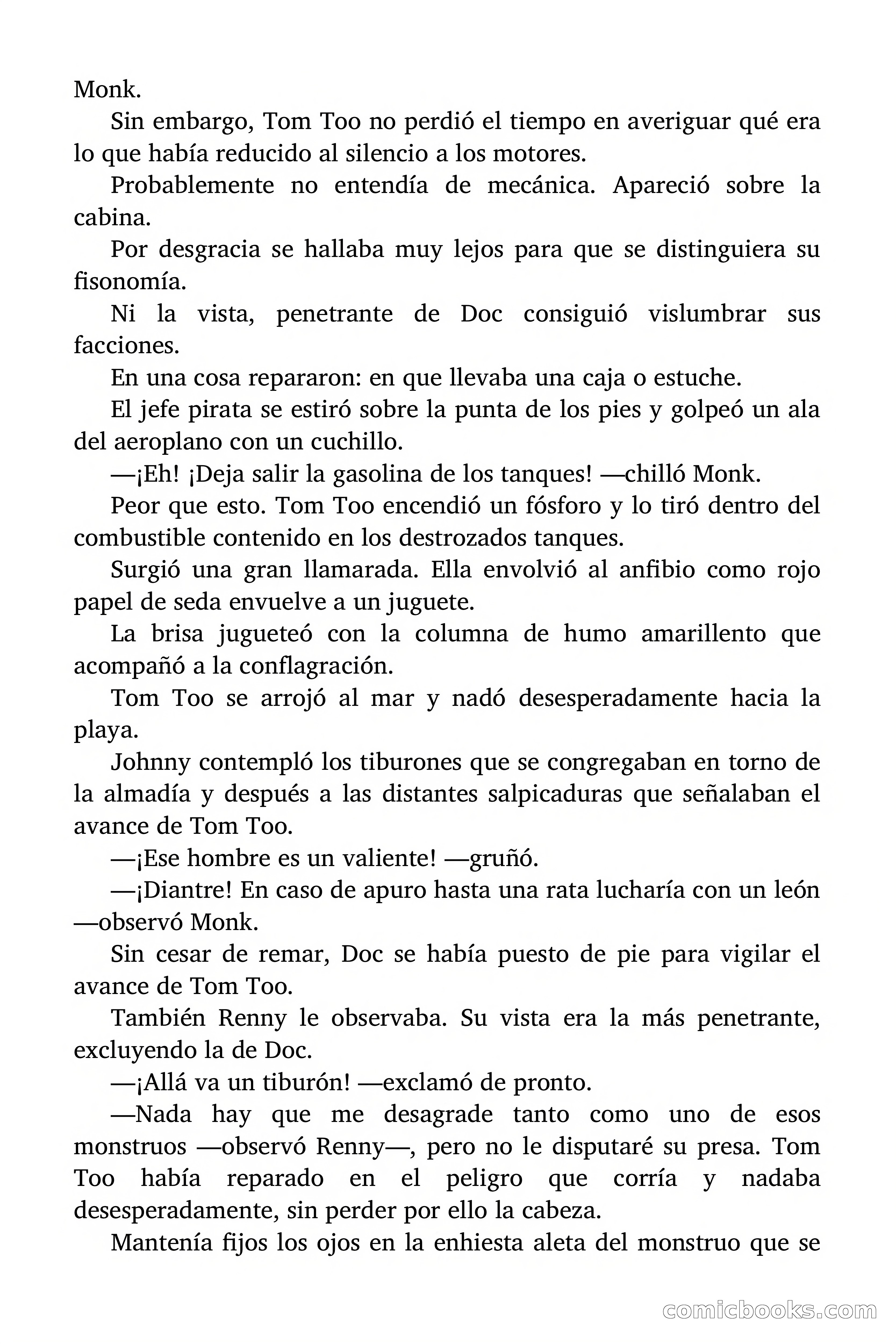 Doc Savage: Los piratas del Pacífico — page 172 of 193