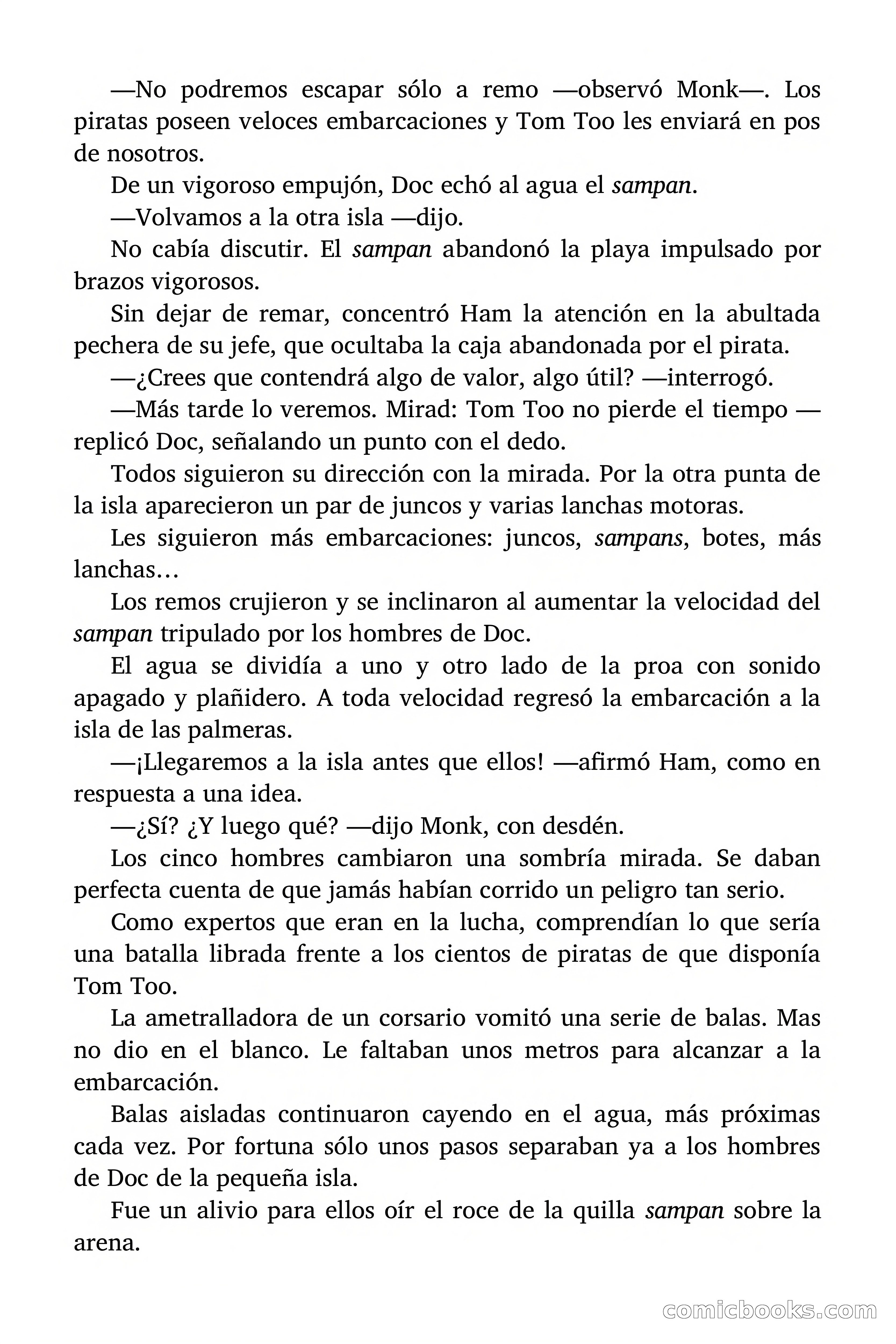 Doc Savage: Los piratas del Pacífico — page 176 of 193