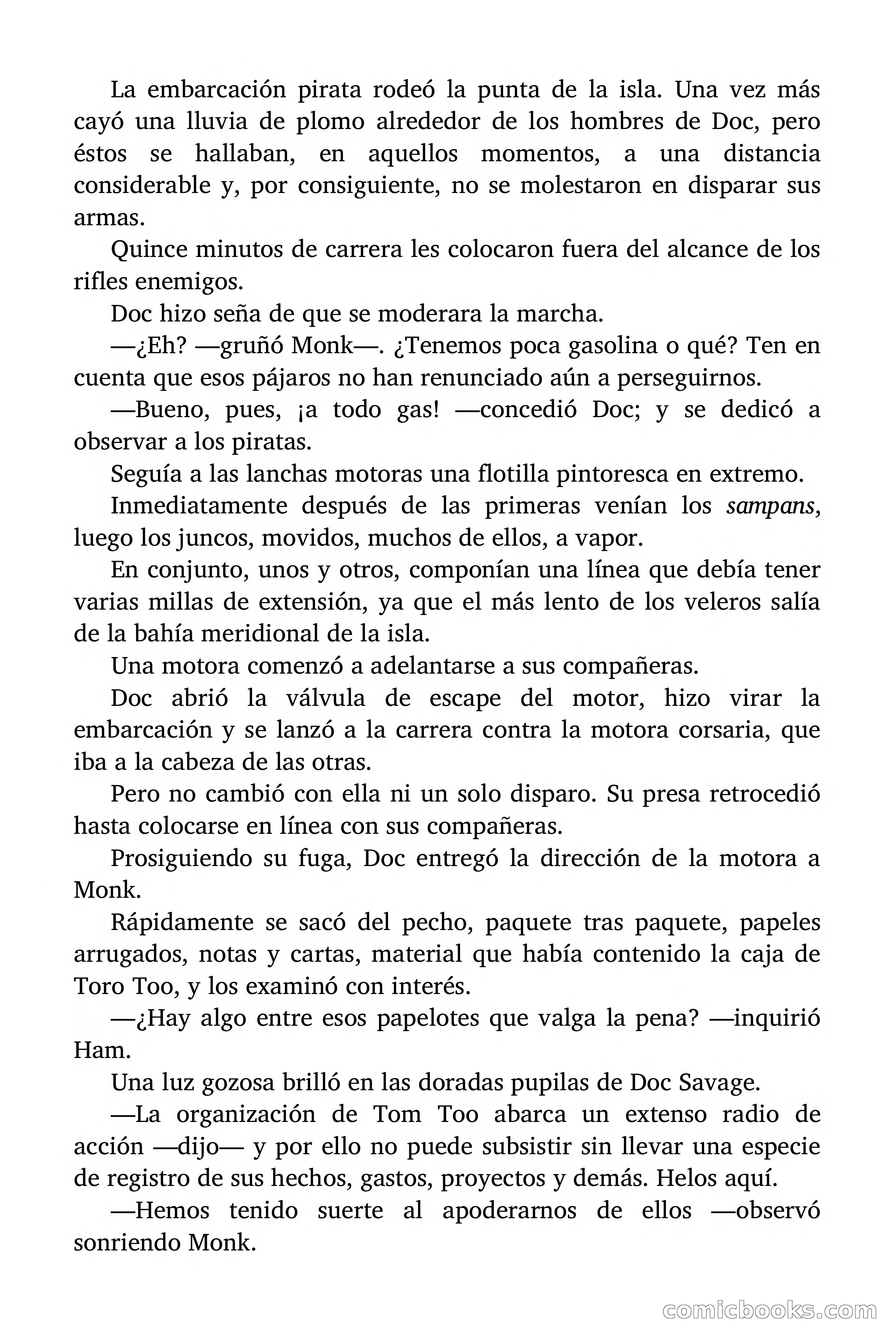 Doc Savage: Los piratas del Pacífico — page 181 of 193