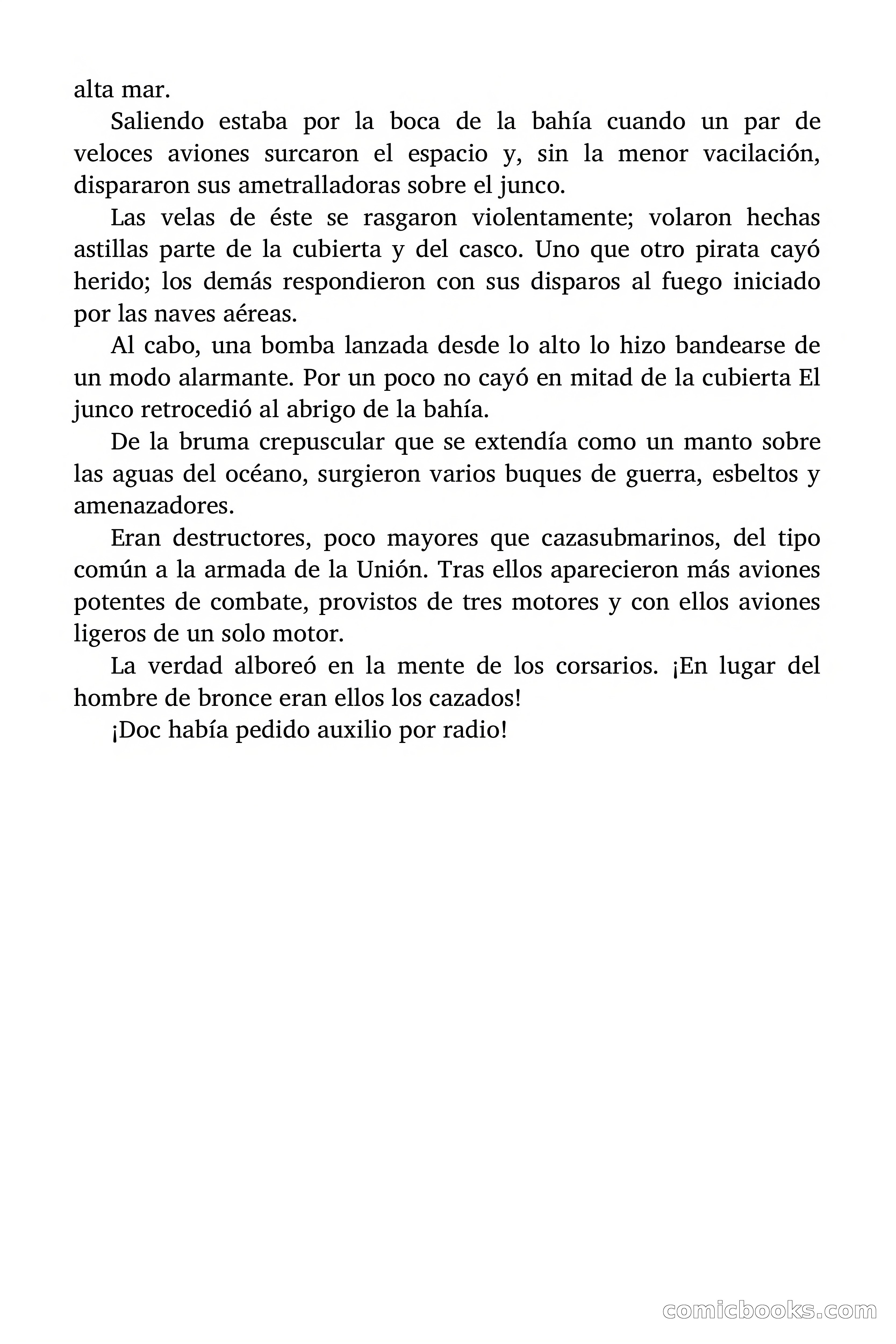 Doc Savage: Los piratas del Pacífico — page 184 of 193