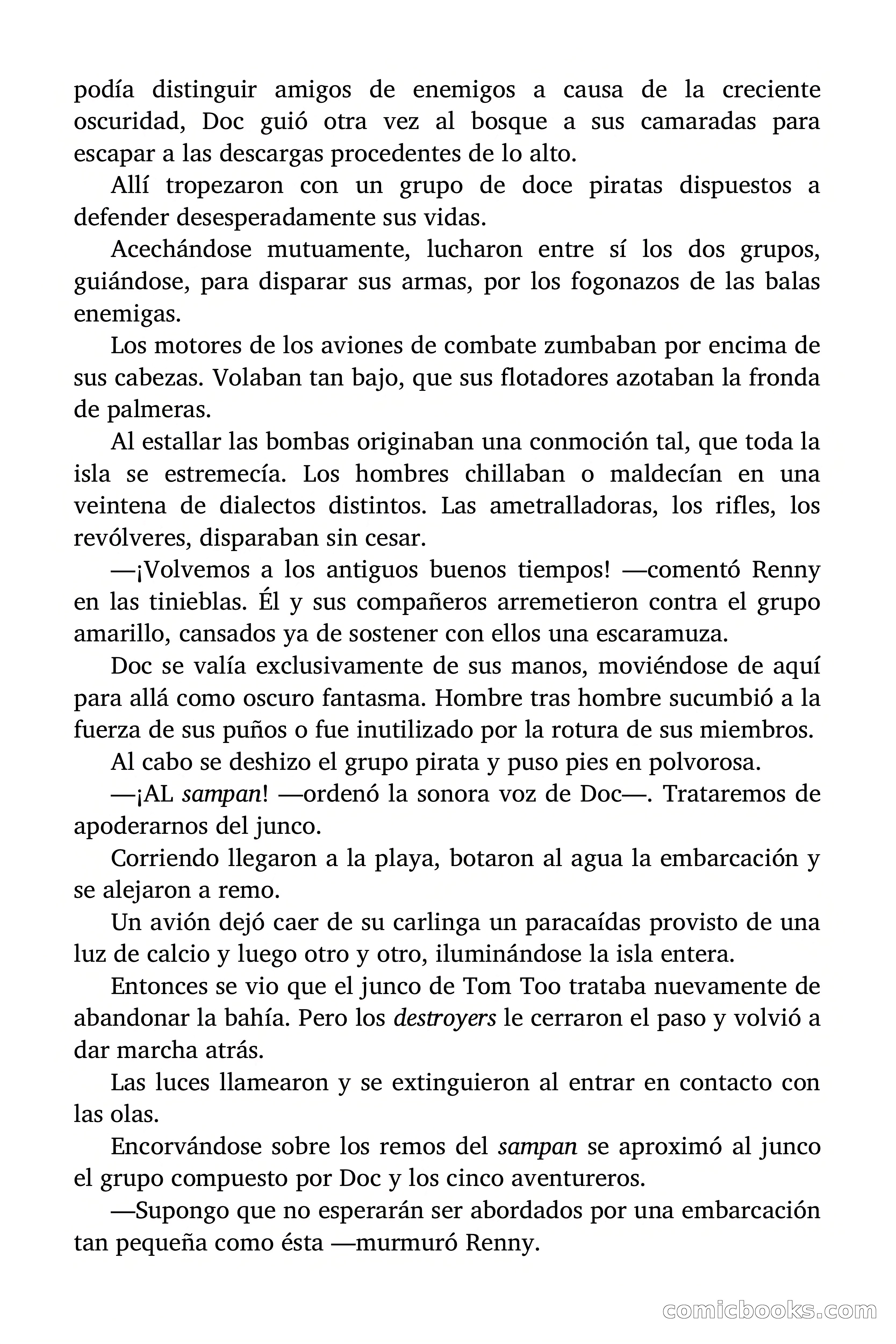 Doc Savage: Los piratas del Pacífico — page 186 of 193