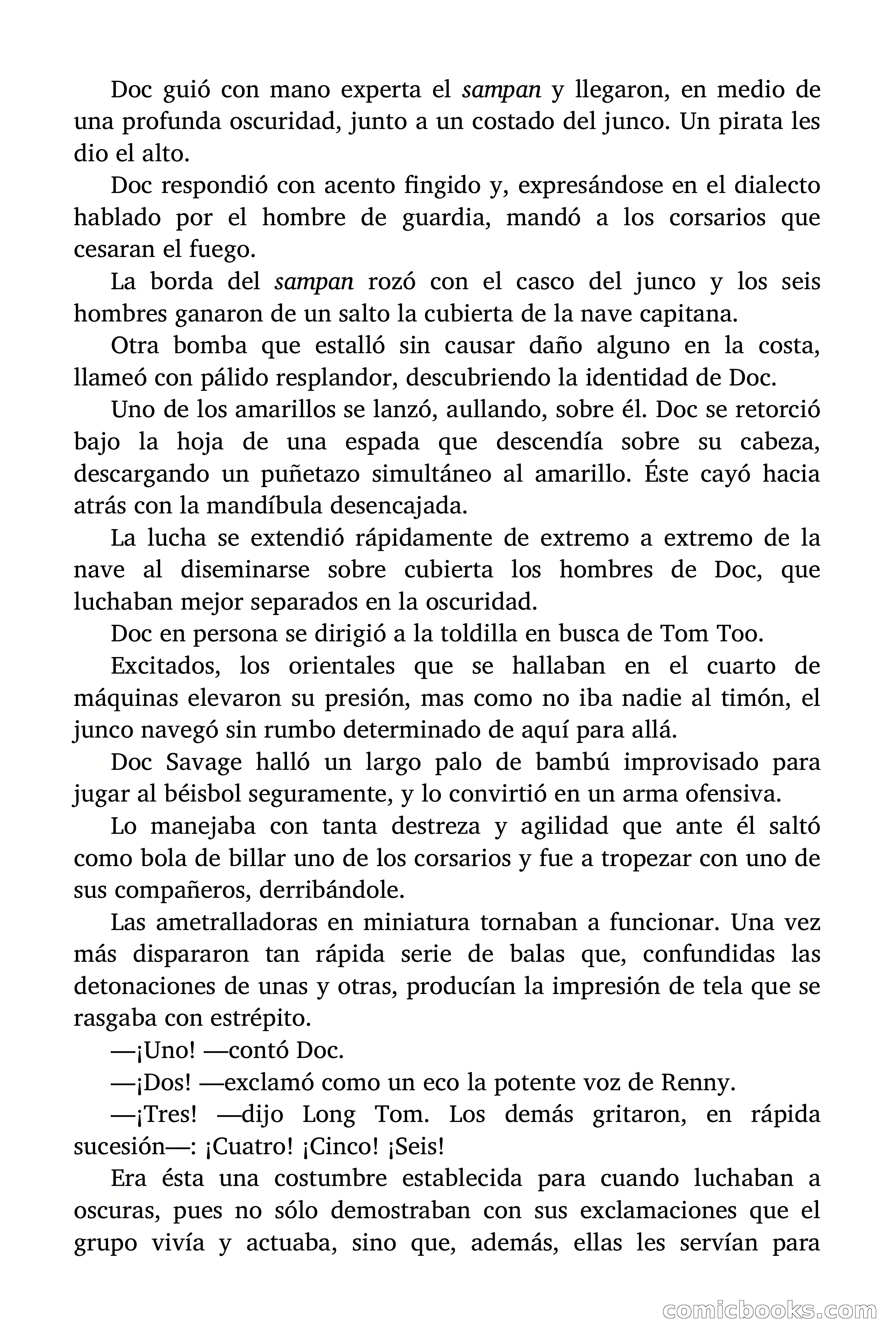 Doc Savage: Los piratas del Pacífico — page 187 of 193