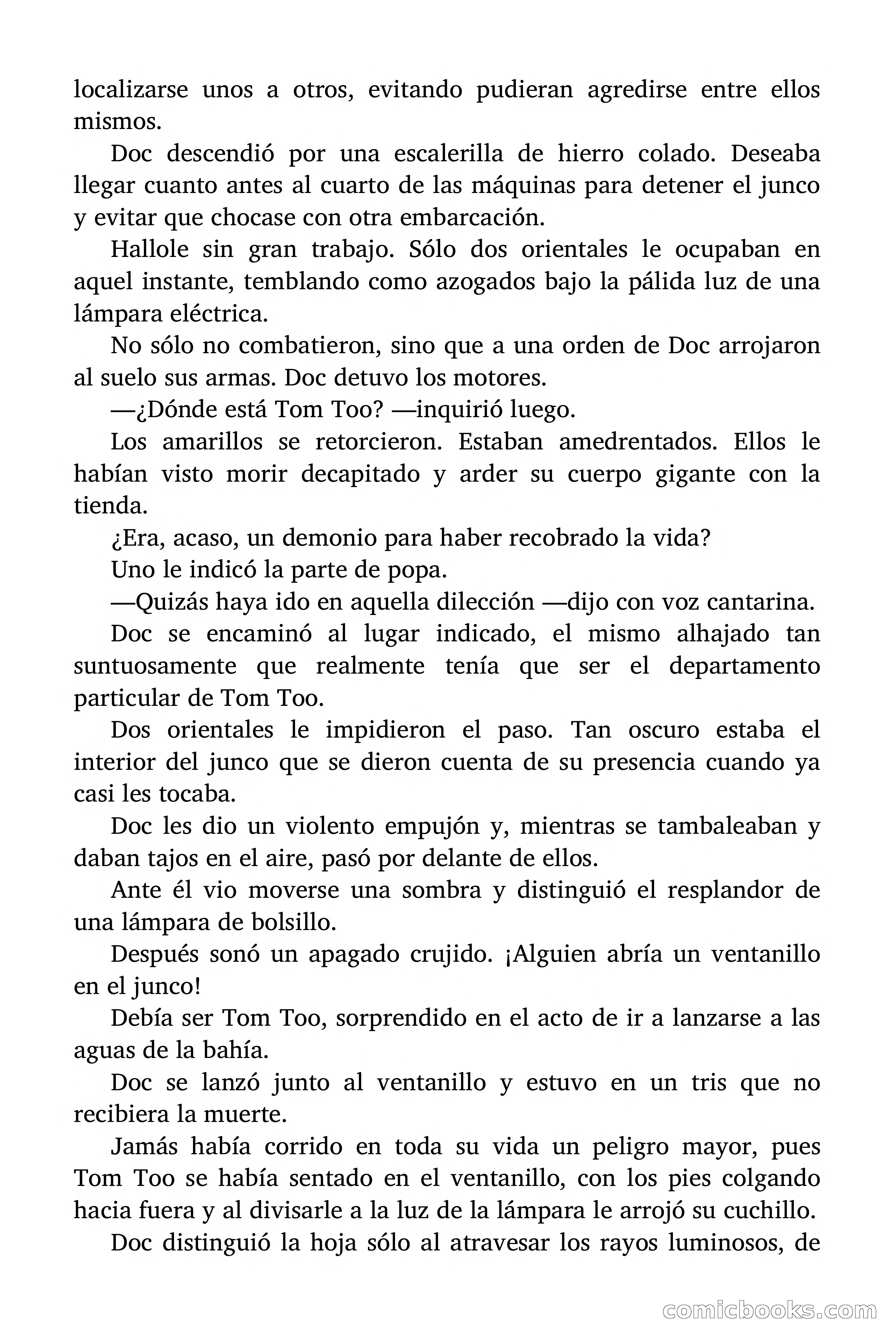 Doc Savage: Los piratas del Pacífico — page 188 of 193