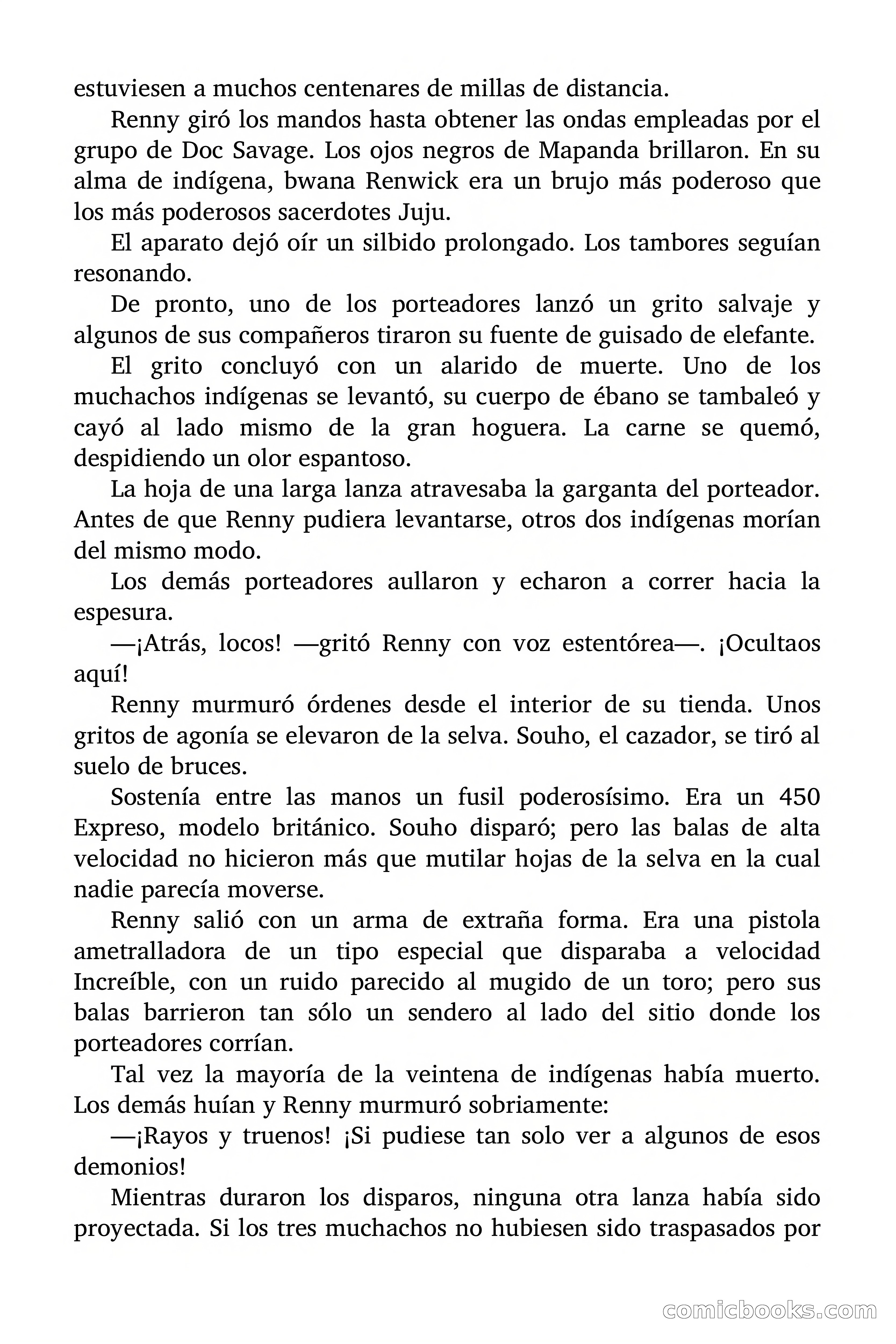Doc Savage: El país del Largo Jujú — page 8 of 158