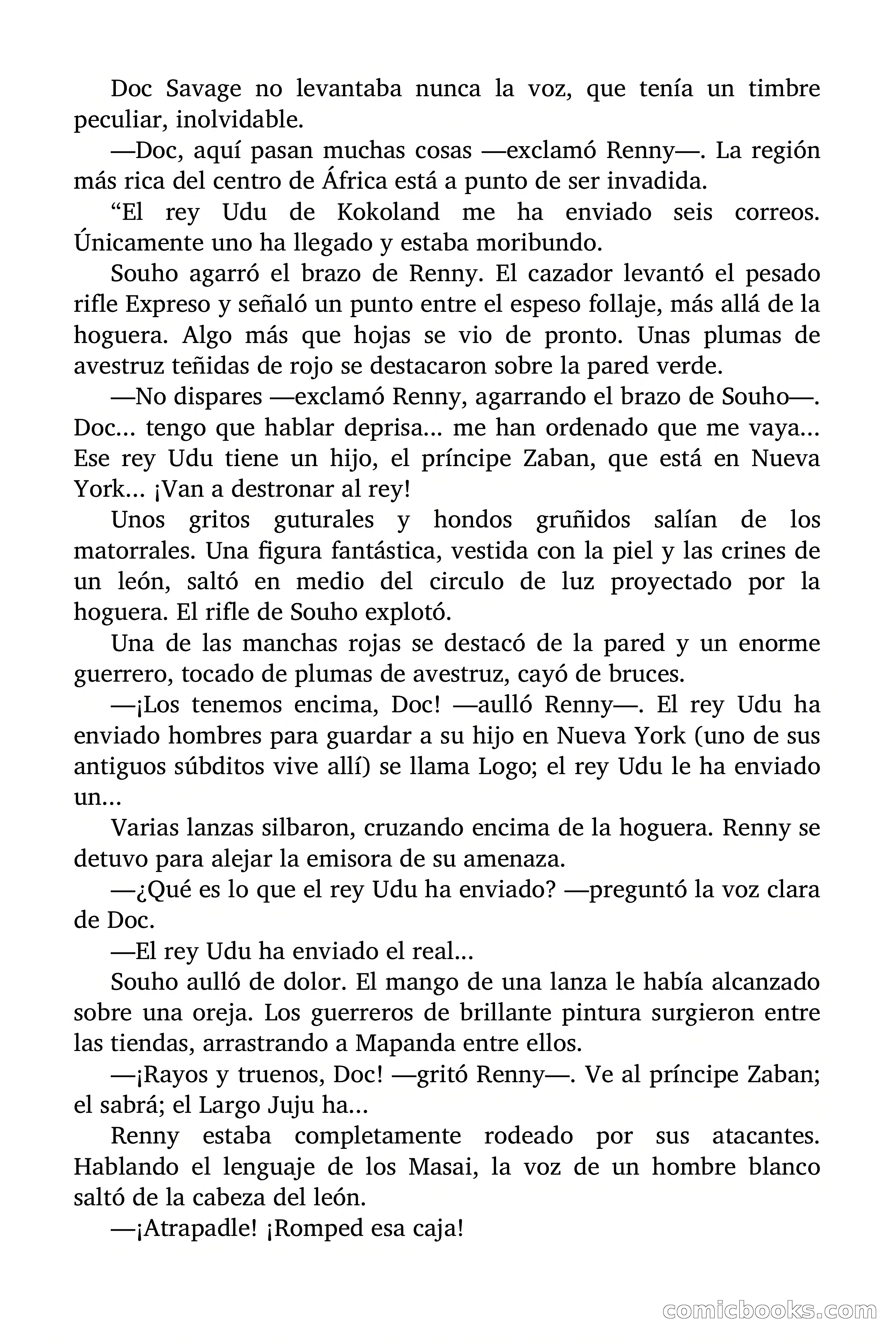 Doc Savage: El país del Largo Jujú — page 11 of 158