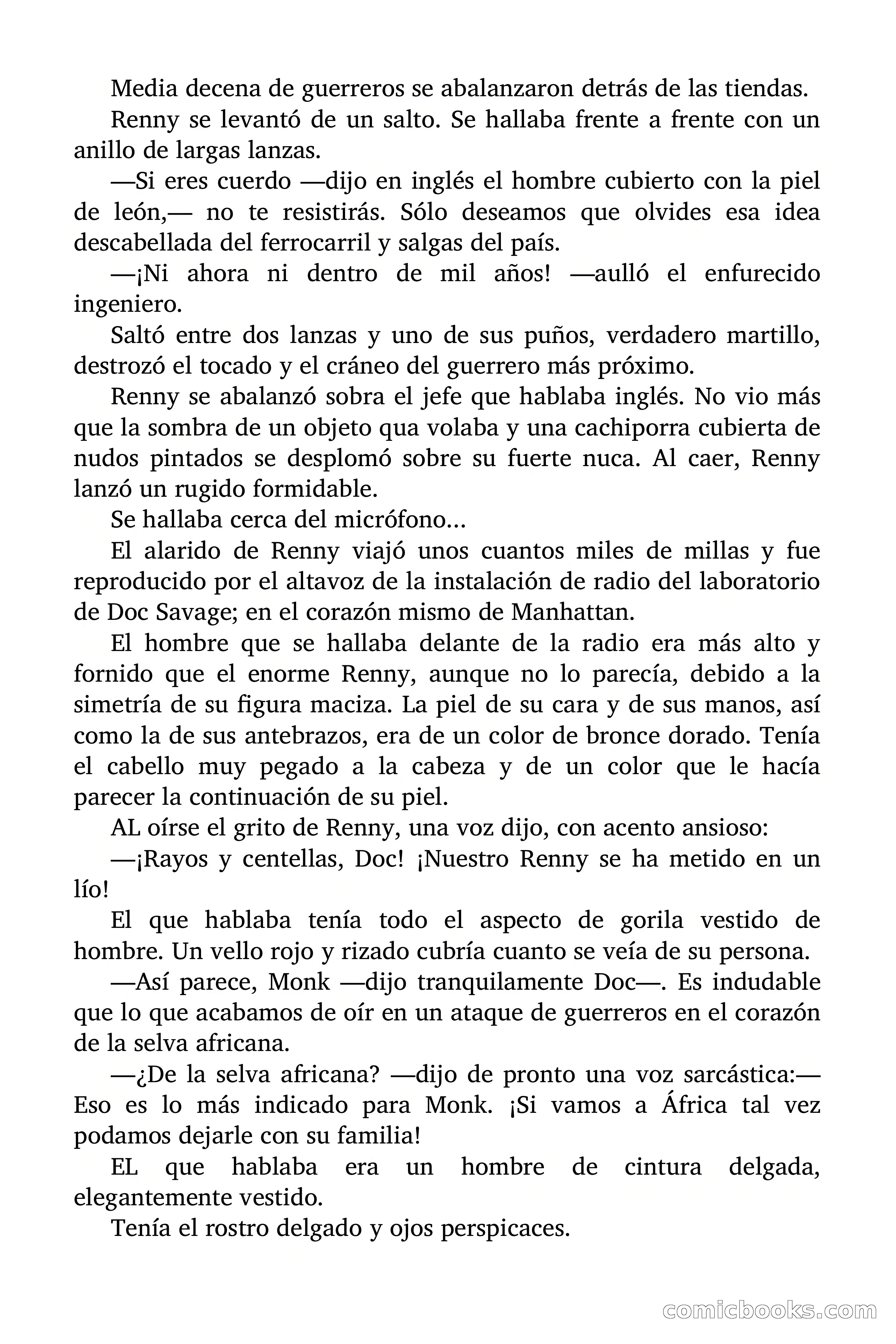 Doc Savage: El país del Largo Jujú — page 12 of 158