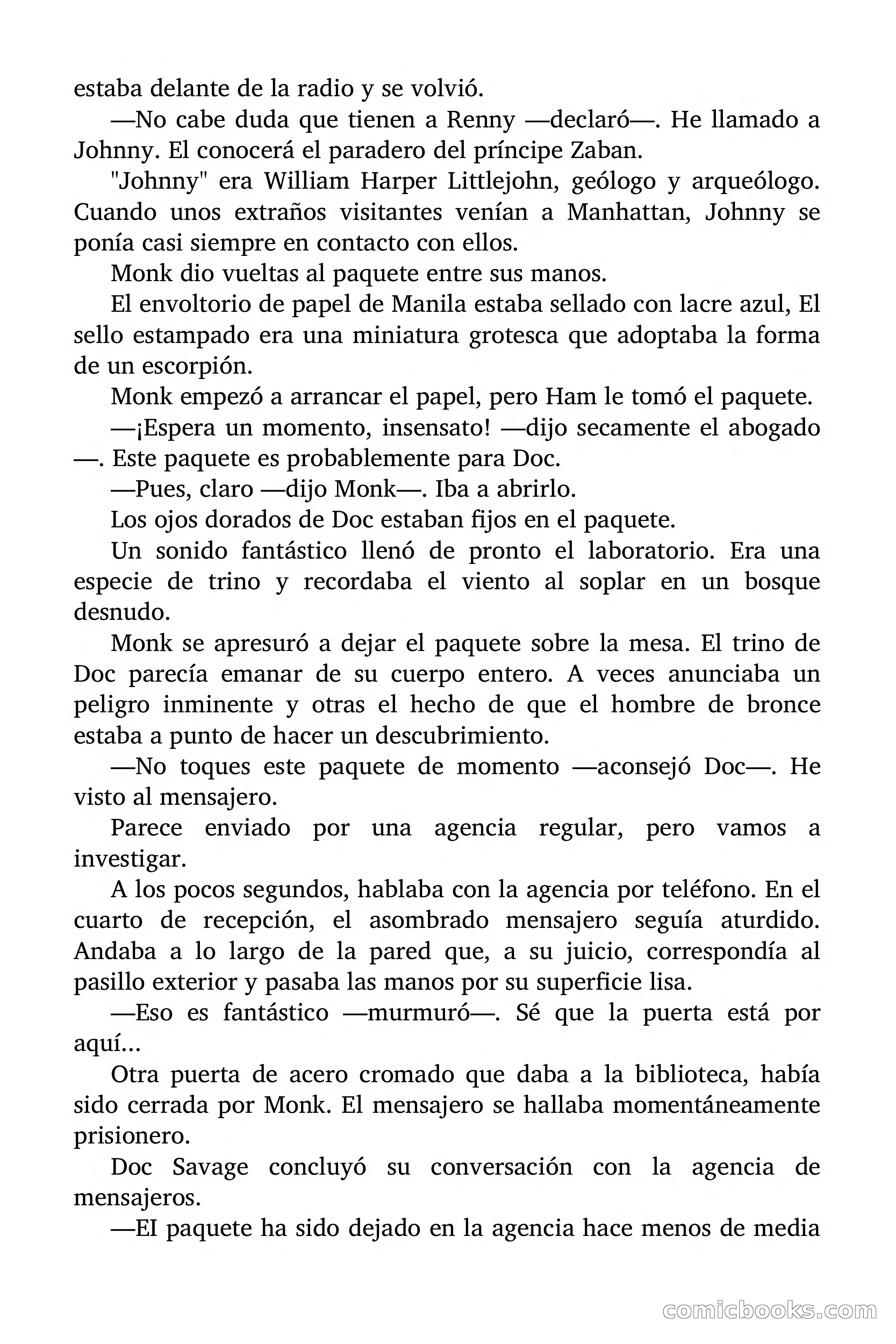 Doc Savage: El país del Largo Jujú — page 18 of 158