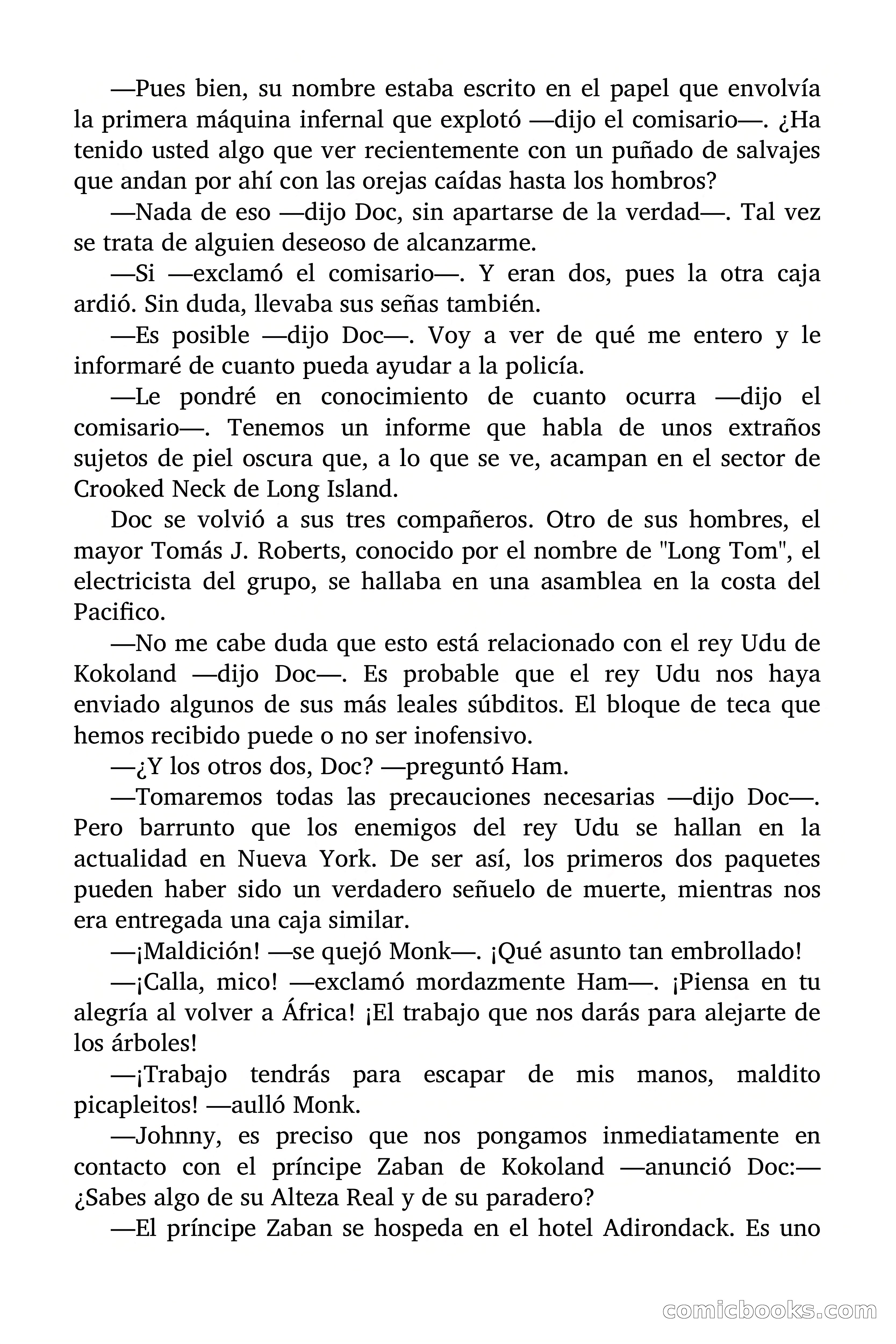 Doc Savage: El país del Largo Jujú — page 21 of 158