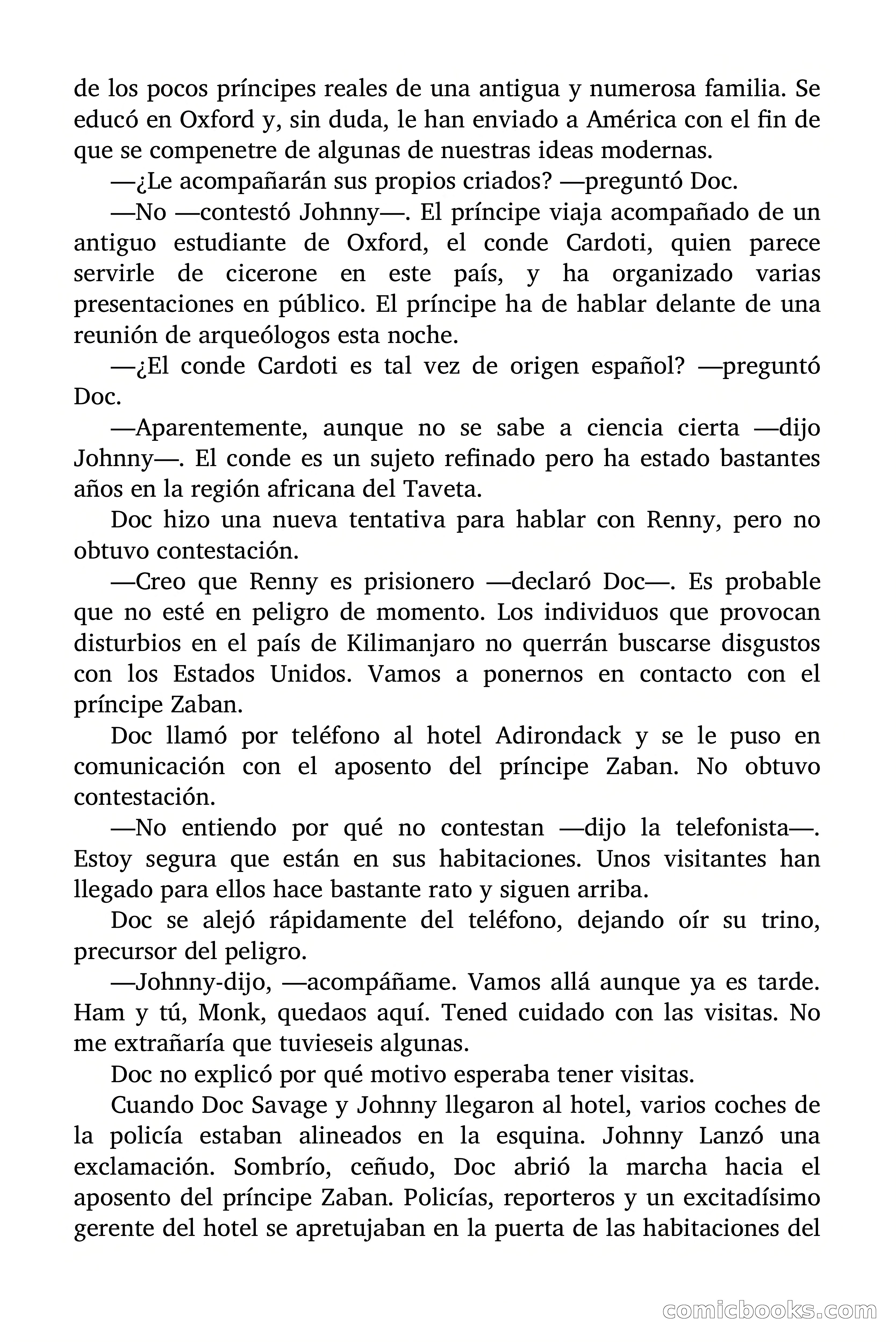 Doc Savage: El país del Largo Jujú — page 22 of 158