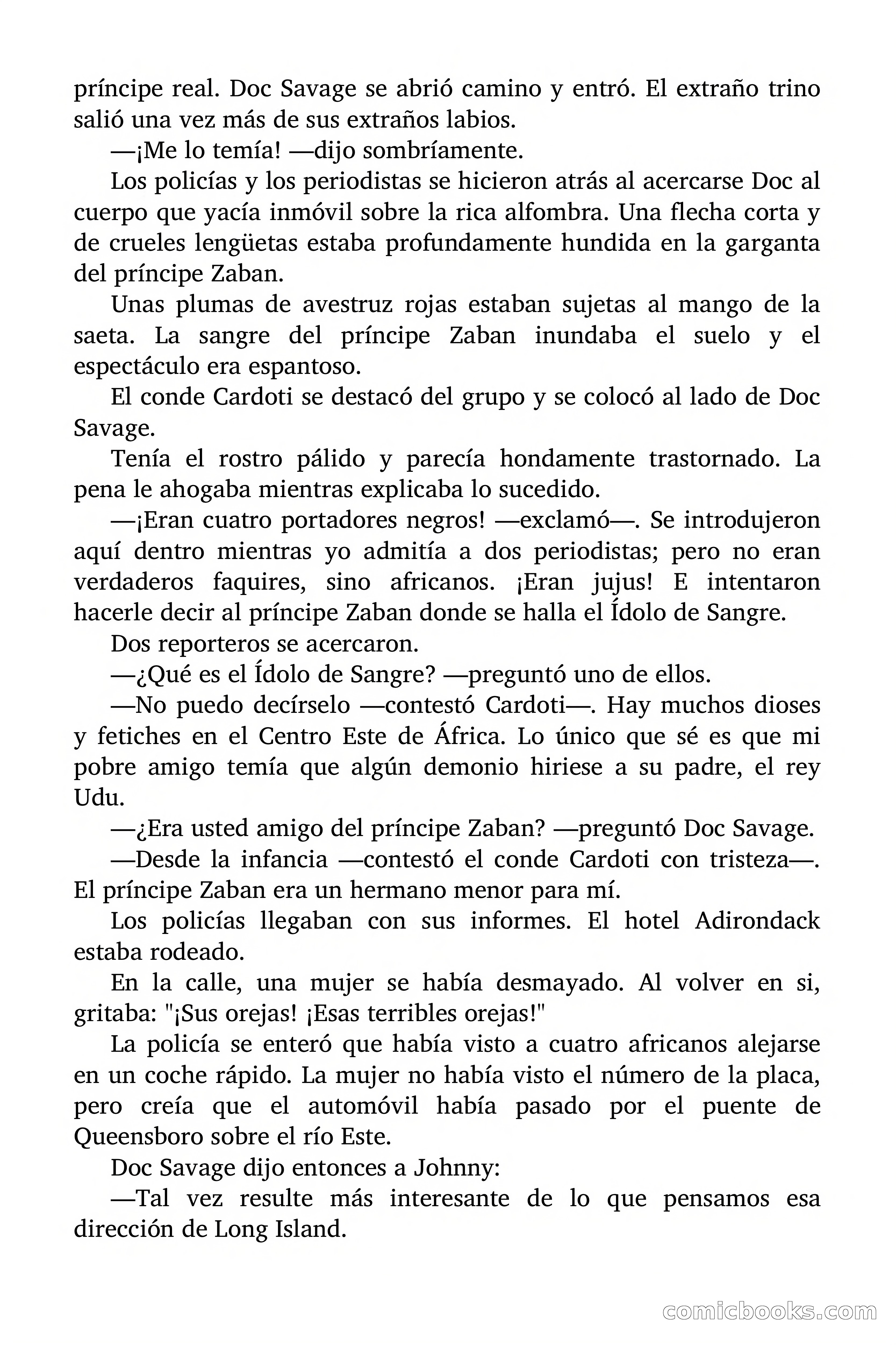 Doc Savage: El país del Largo Jujú — page 23 of 158
