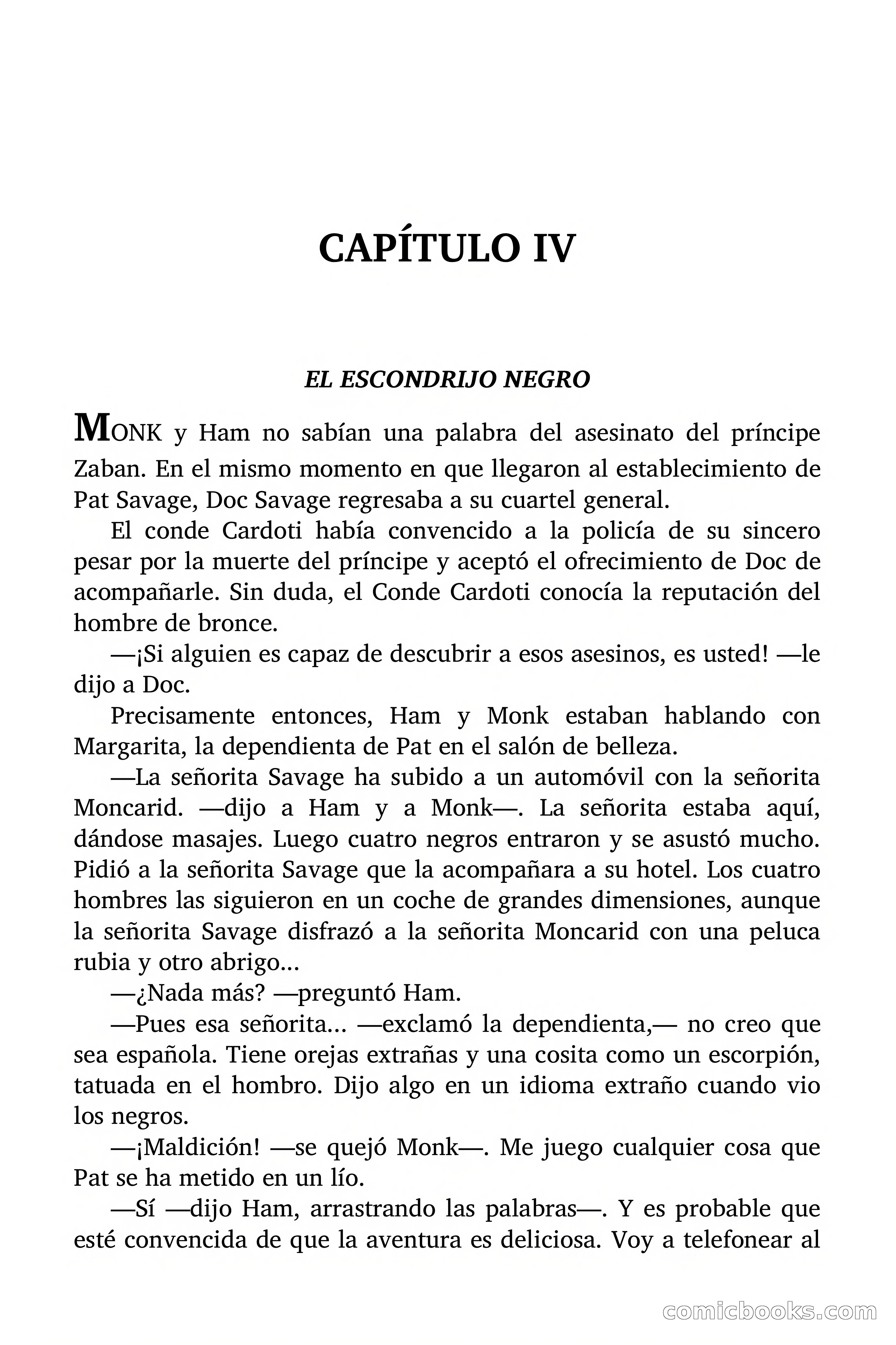 Doc Savage: El país del Largo Jujú — page 26 of 158