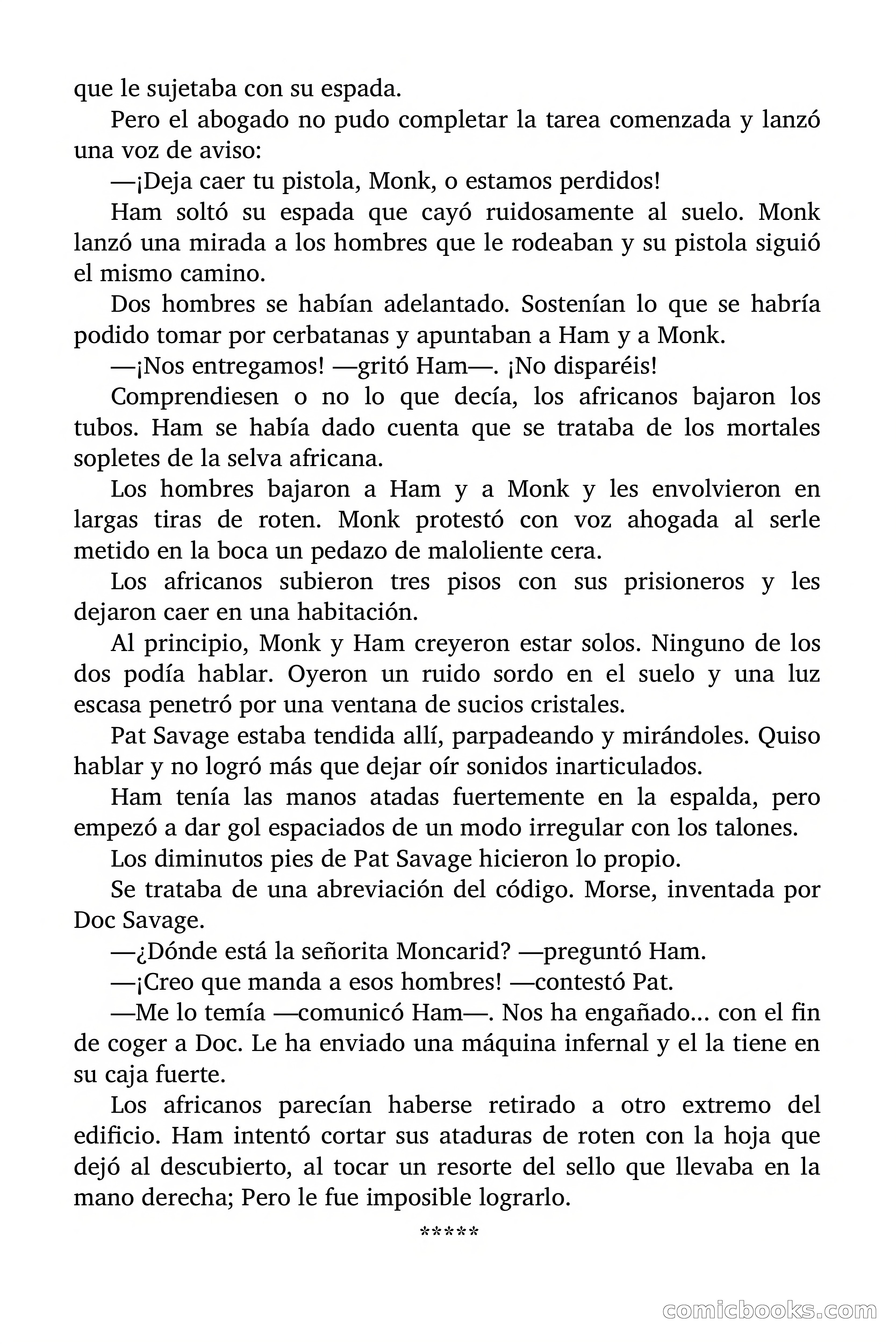 Doc Savage: El país del Largo Jujú — page 29 of 158