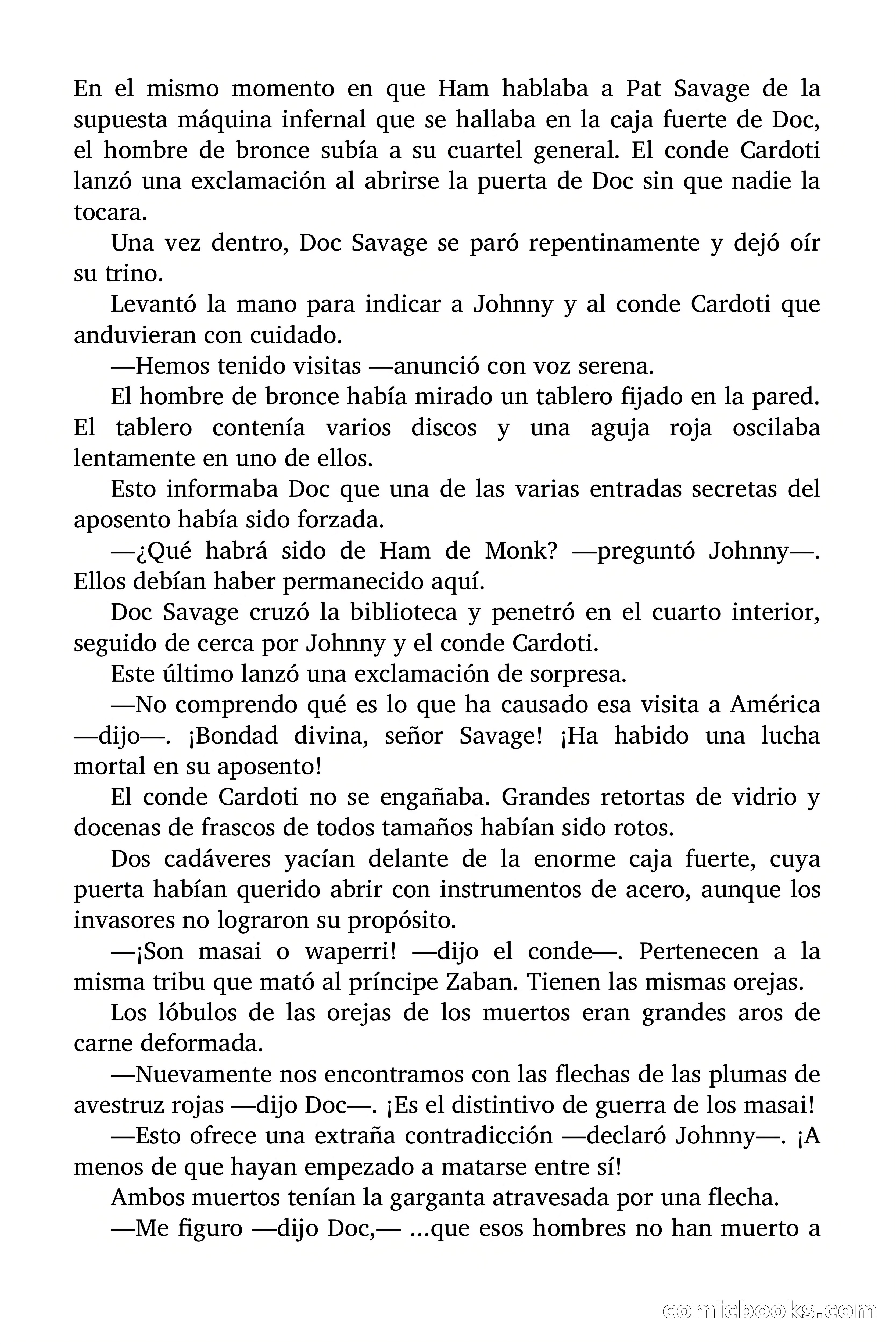 Doc Savage: El país del Largo Jujú — page 30 of 158