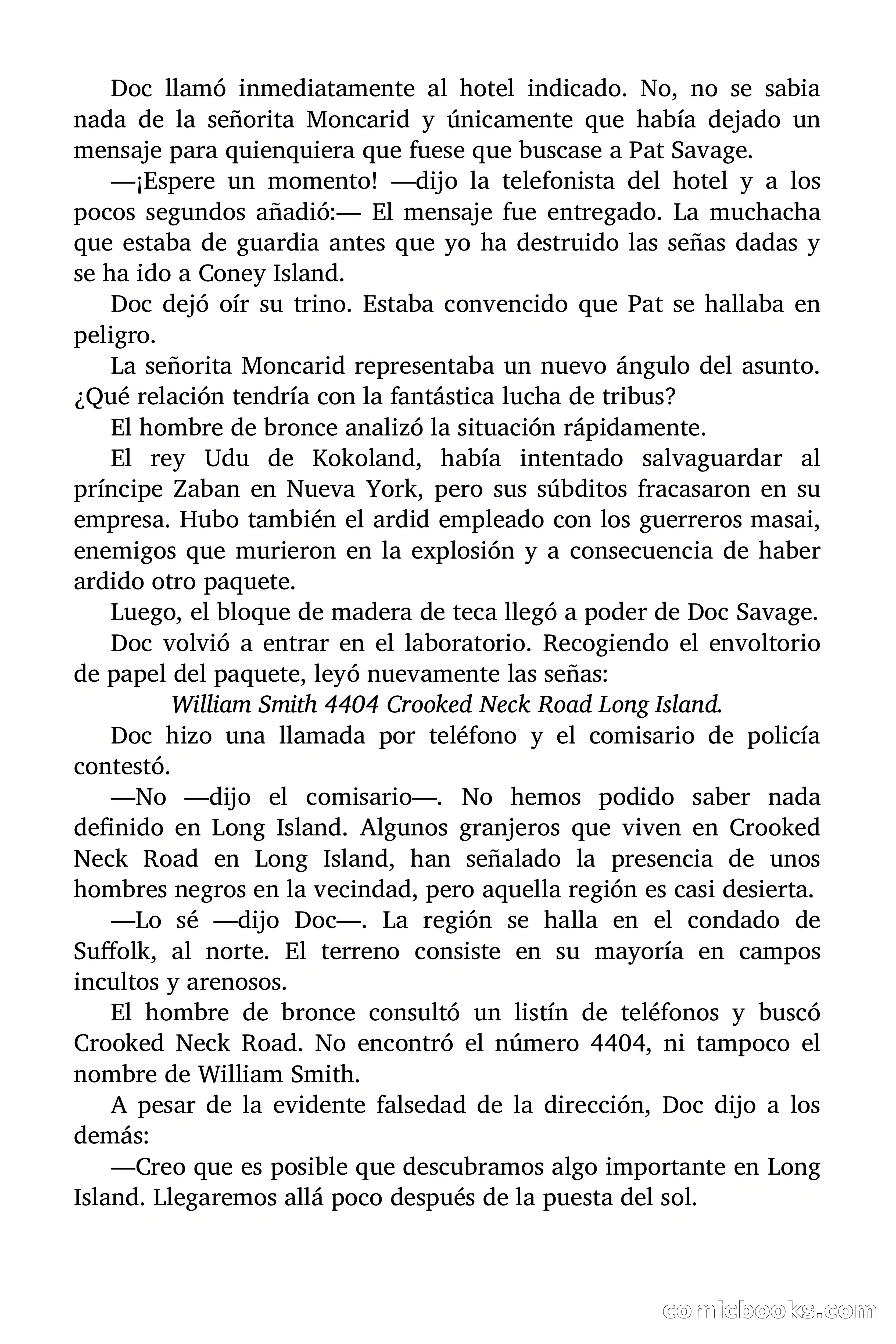 Doc Savage: El país del Largo Jujú — page 33 of 158