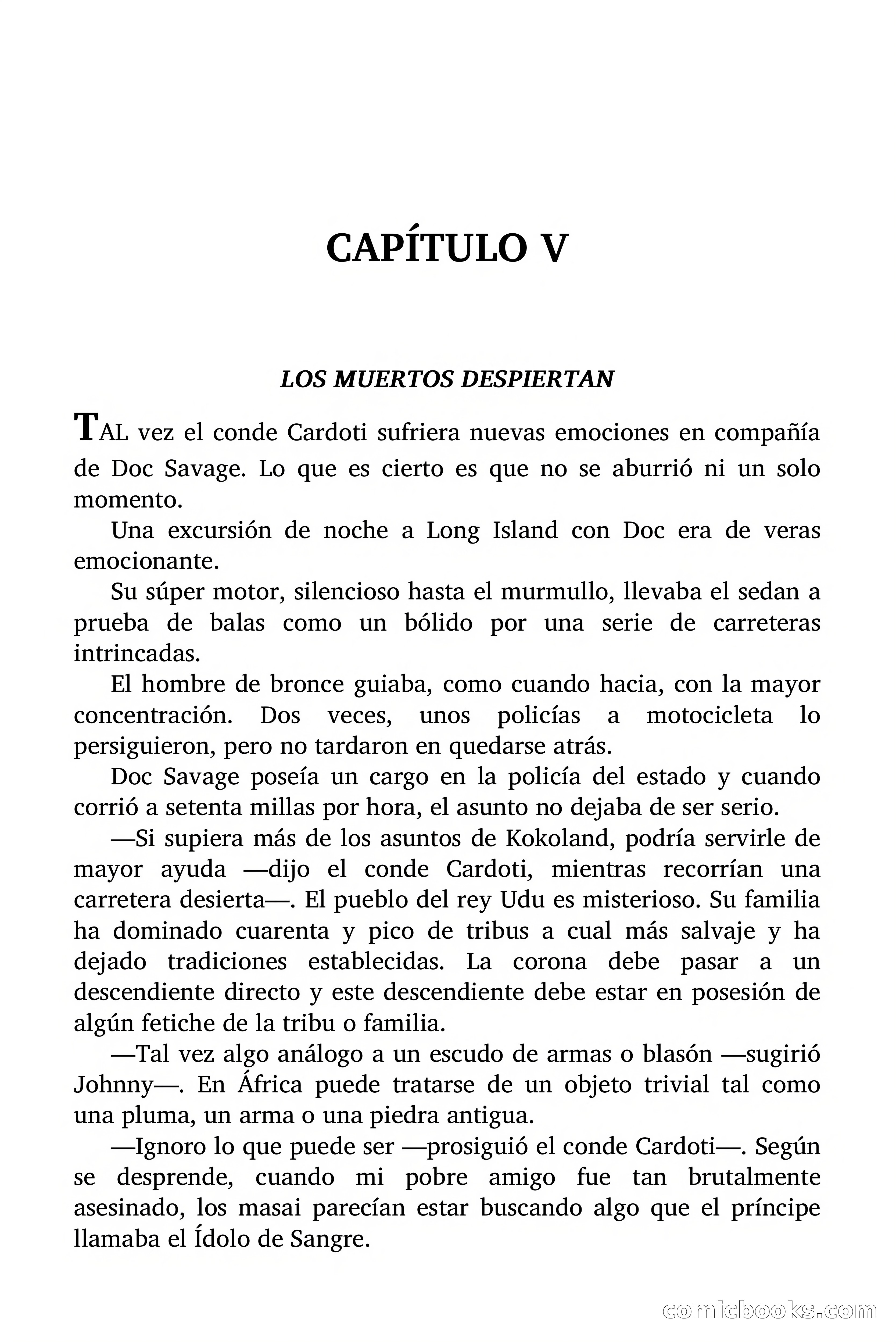 Doc Savage: El país del Largo Jujú — page 34 of 158
