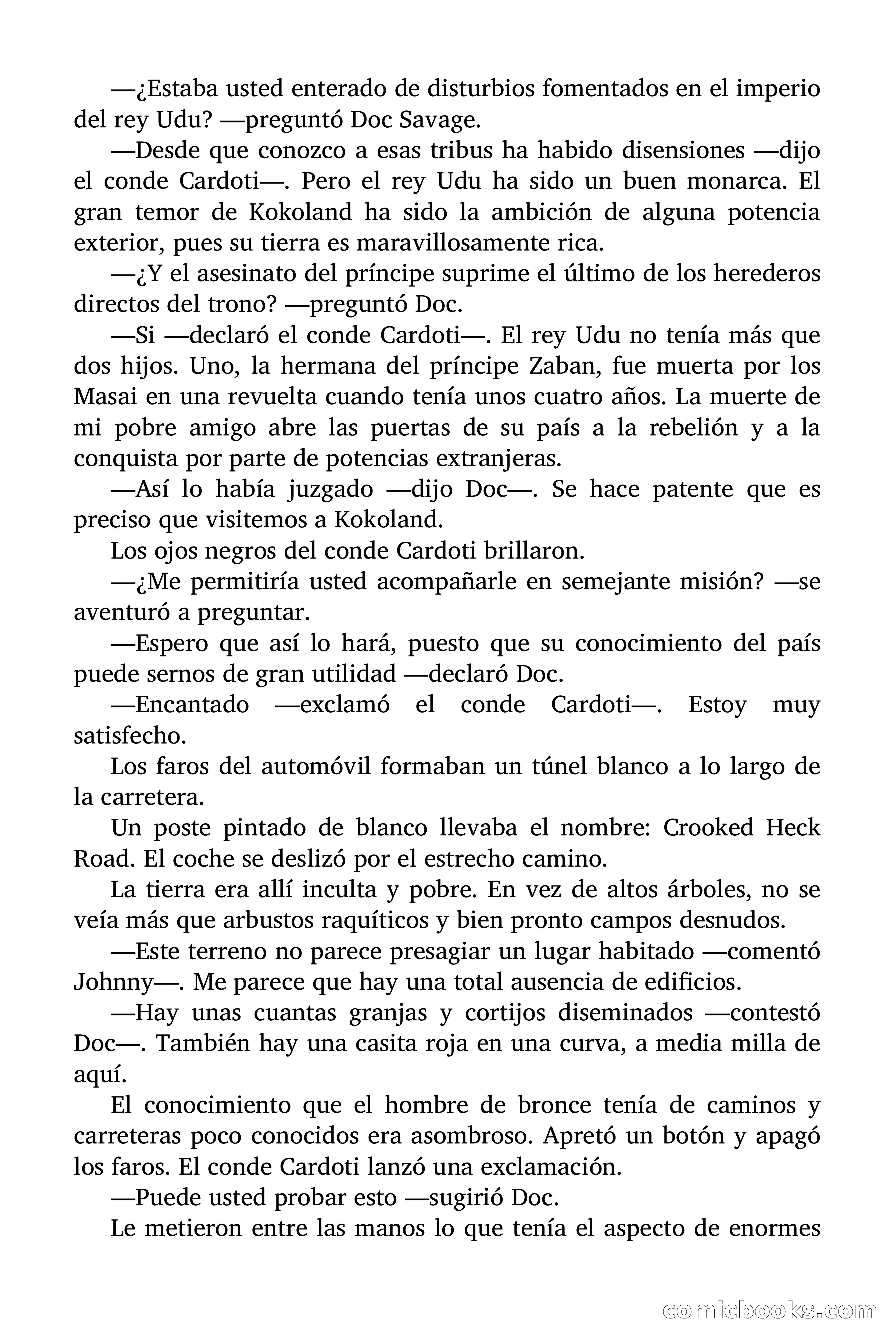 Doc Savage: El país del Largo Jujú — page 35 of 158