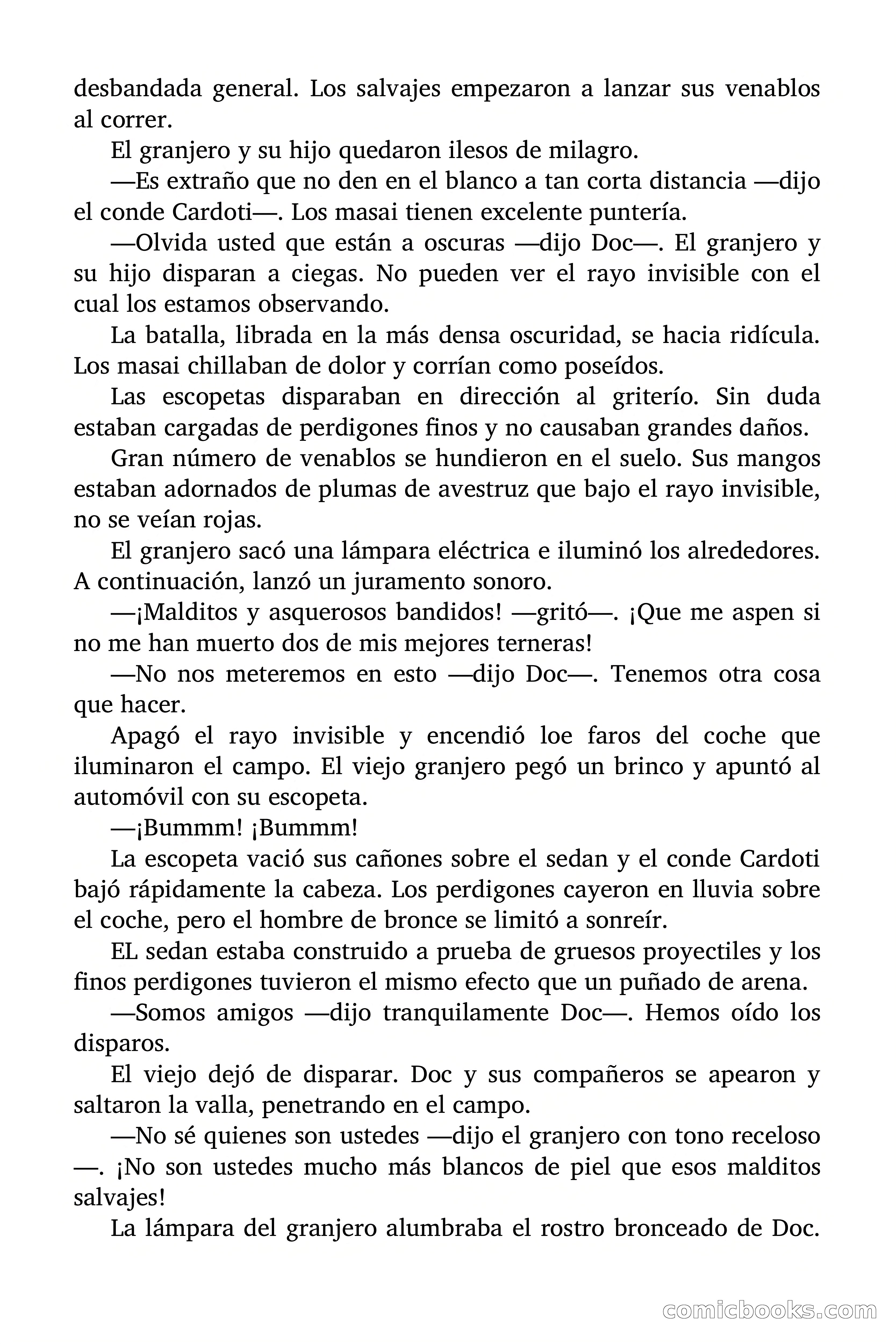 Doc Savage: El país del Largo Jujú — page 37 of 158