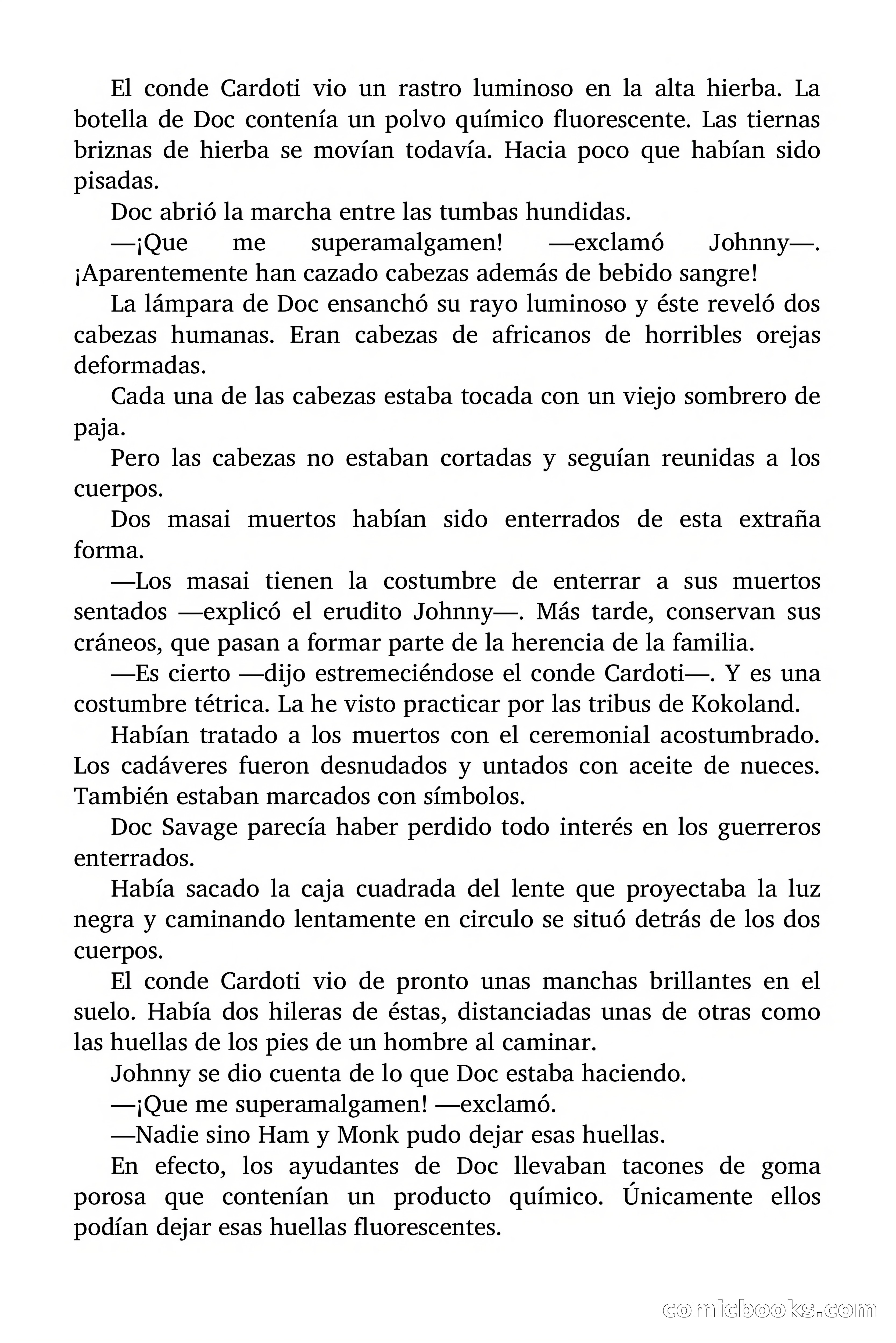 Doc Savage: El país del Largo Jujú — page 40 of 158