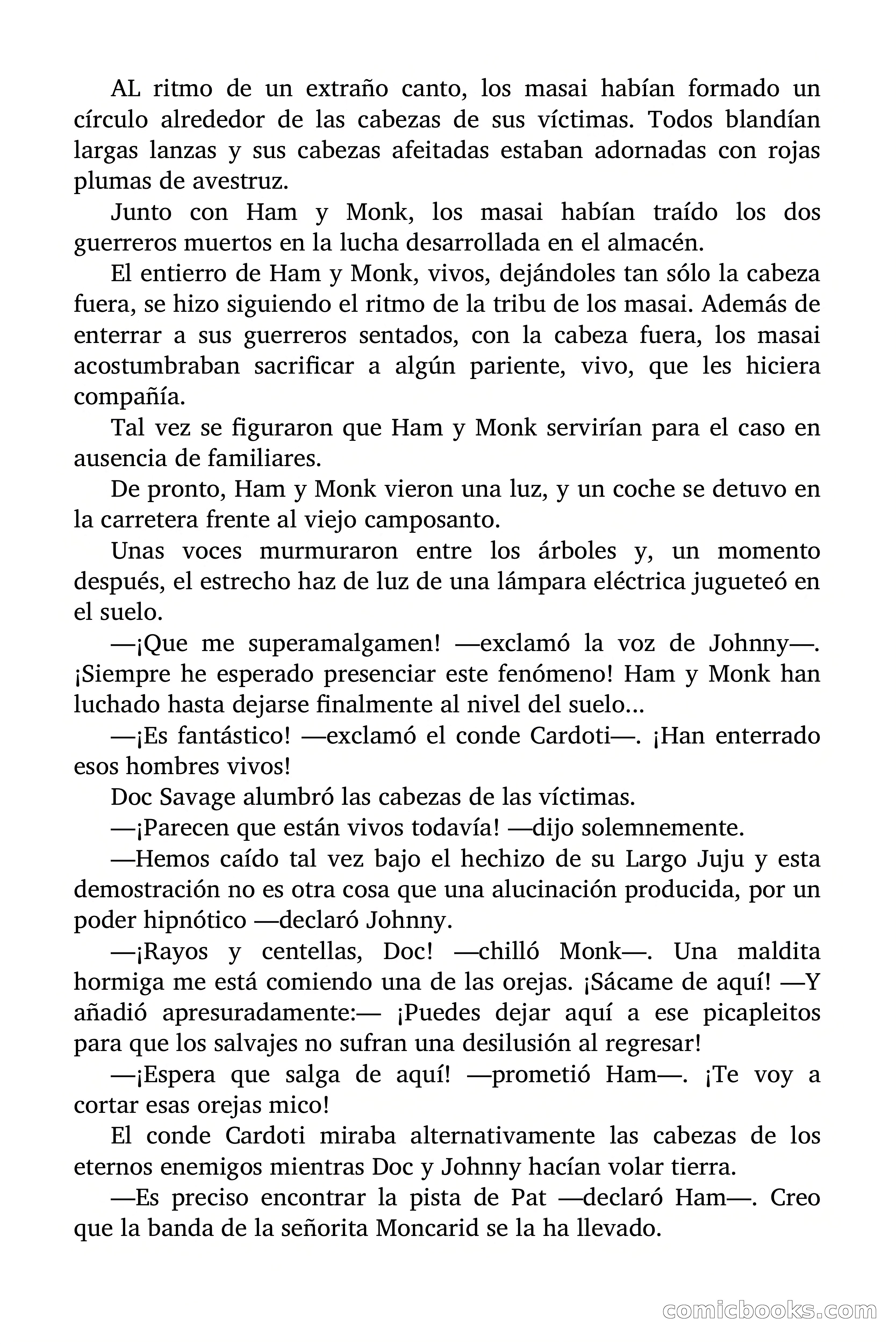 Doc Savage: El país del Largo Jujú — page 44 of 158