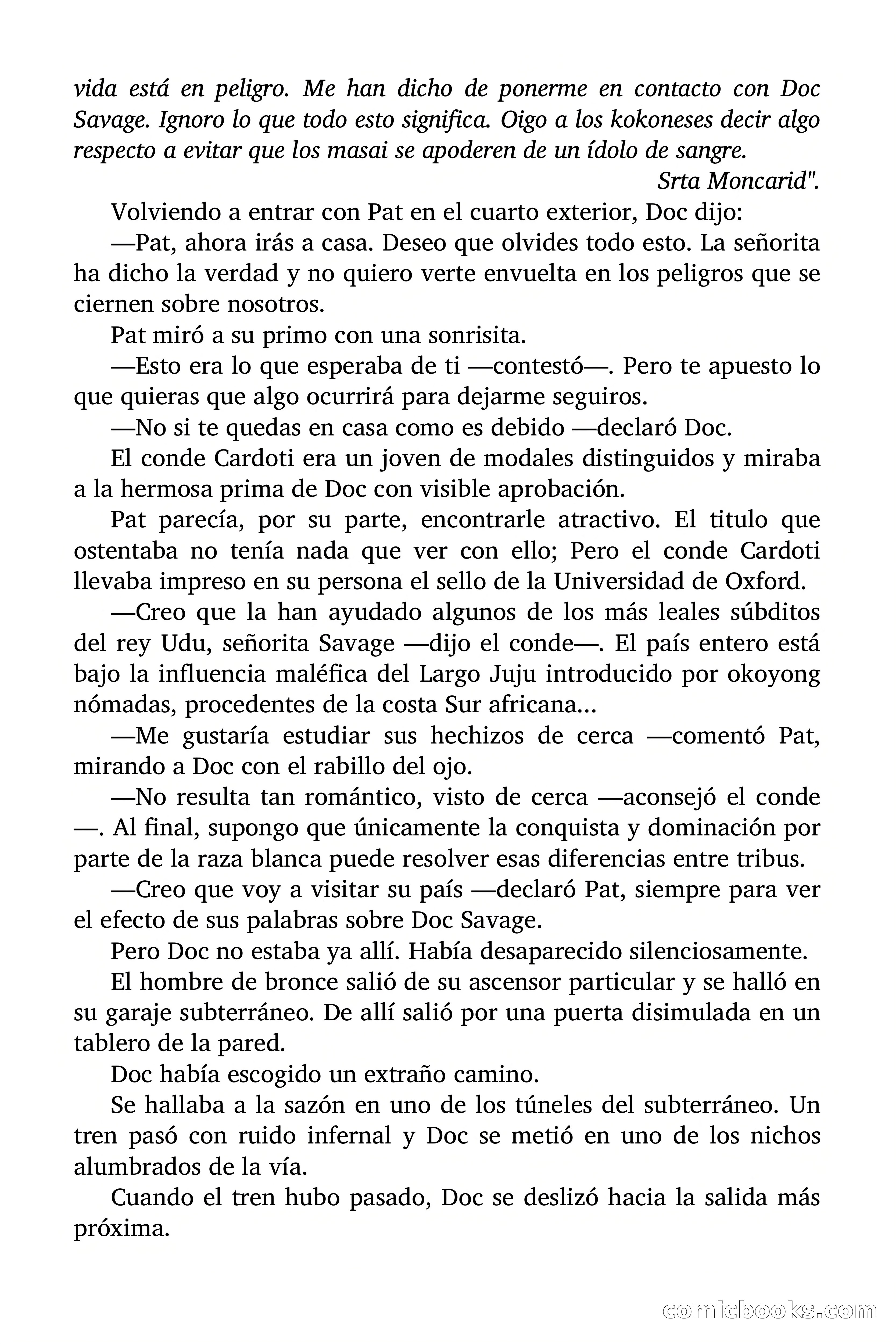 Doc Savage: El país del Largo Jujú — page 46 of 158