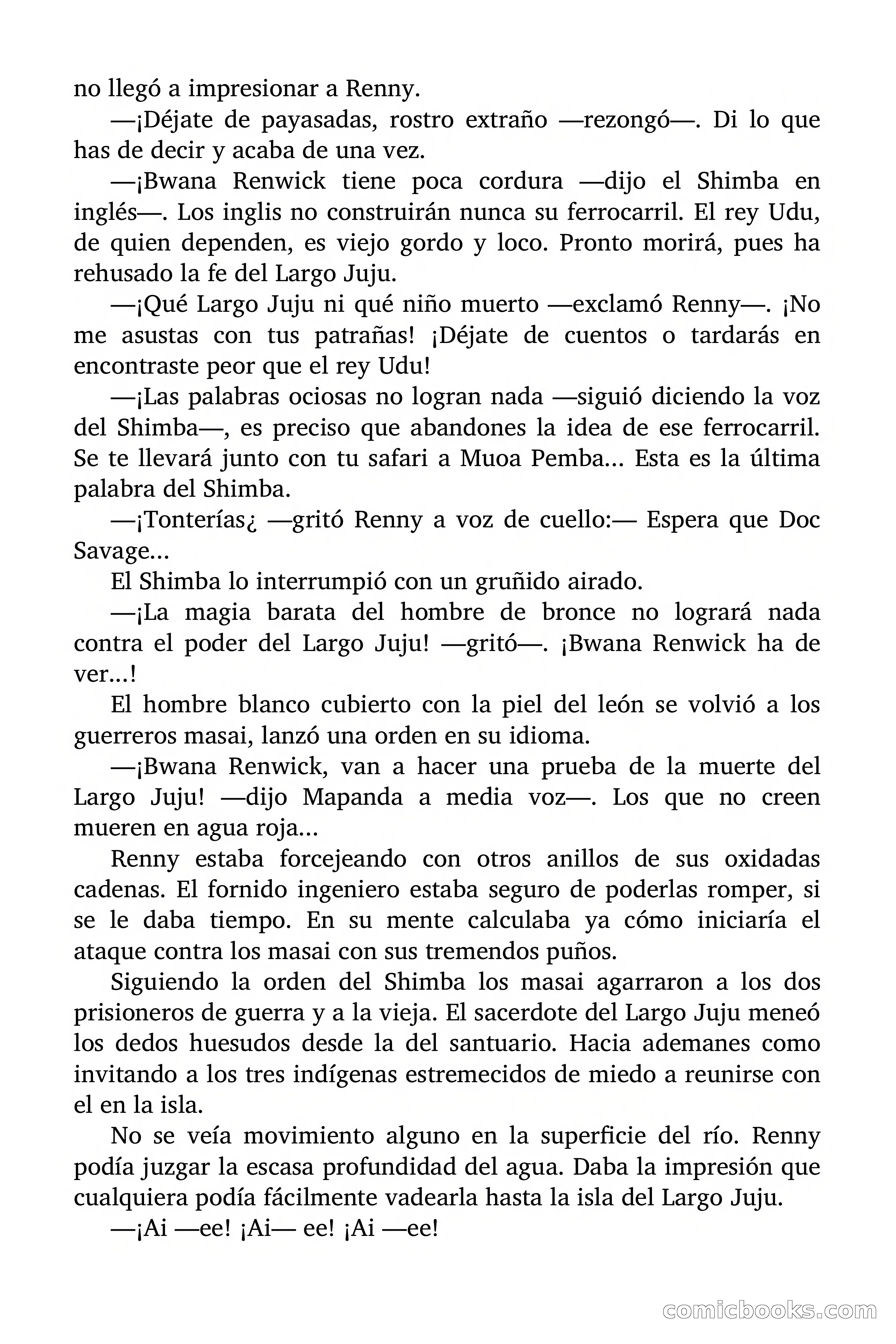 Doc Savage: El país del Largo Jujú — page 52 of 158
