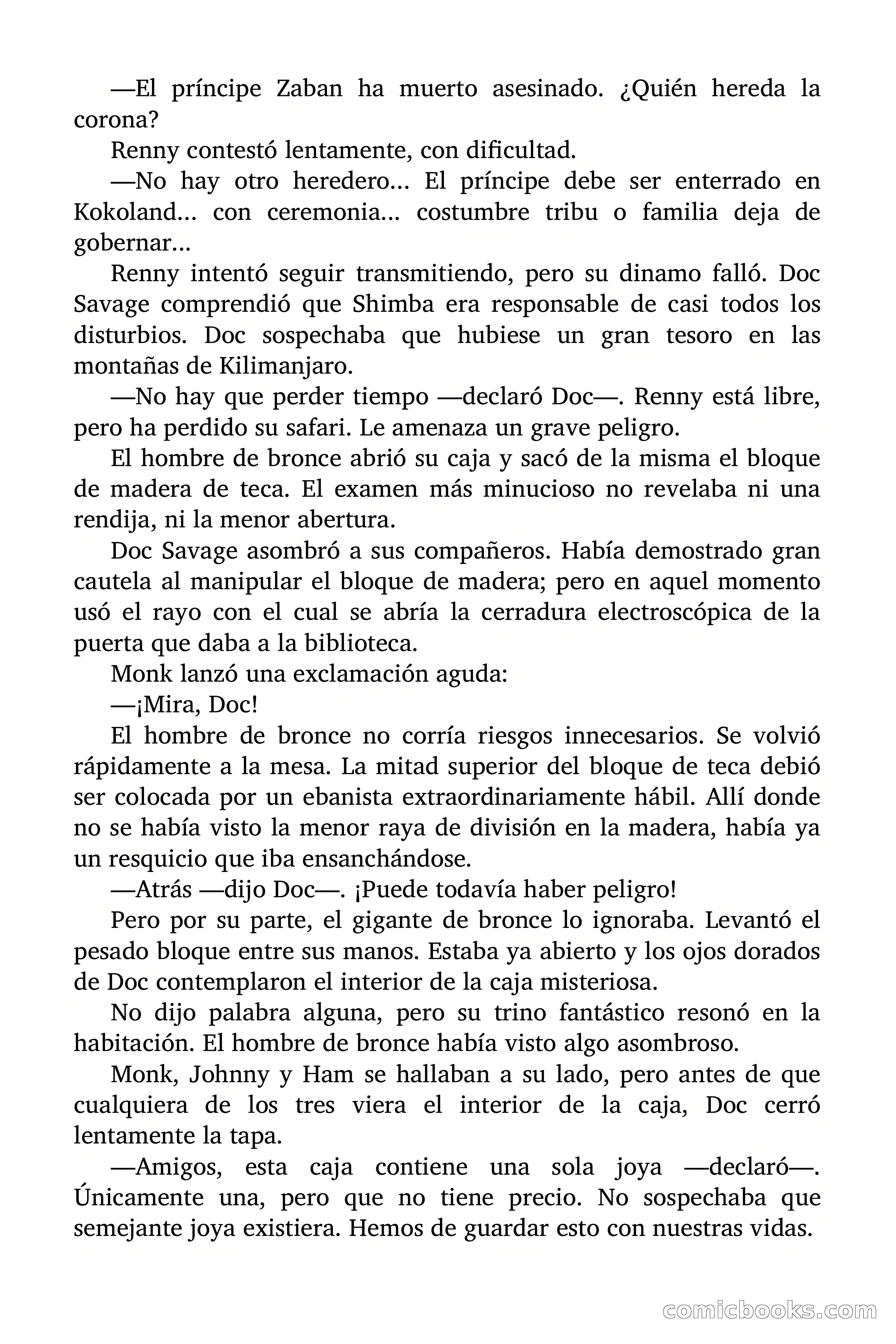Doc Savage: El país del Largo Jujú — page 60 of 158