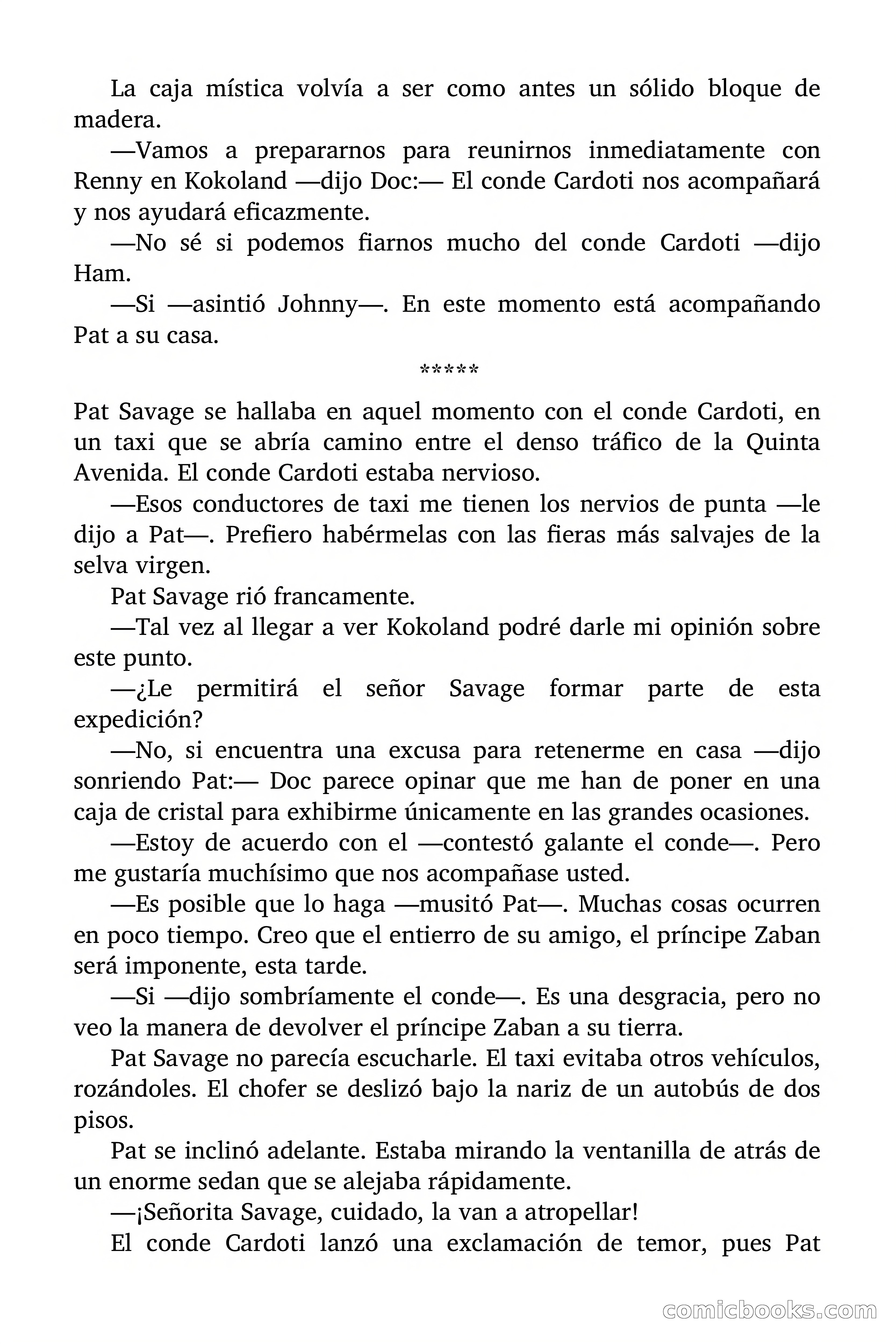 Doc Savage: El país del Largo Jujú — page 61 of 158