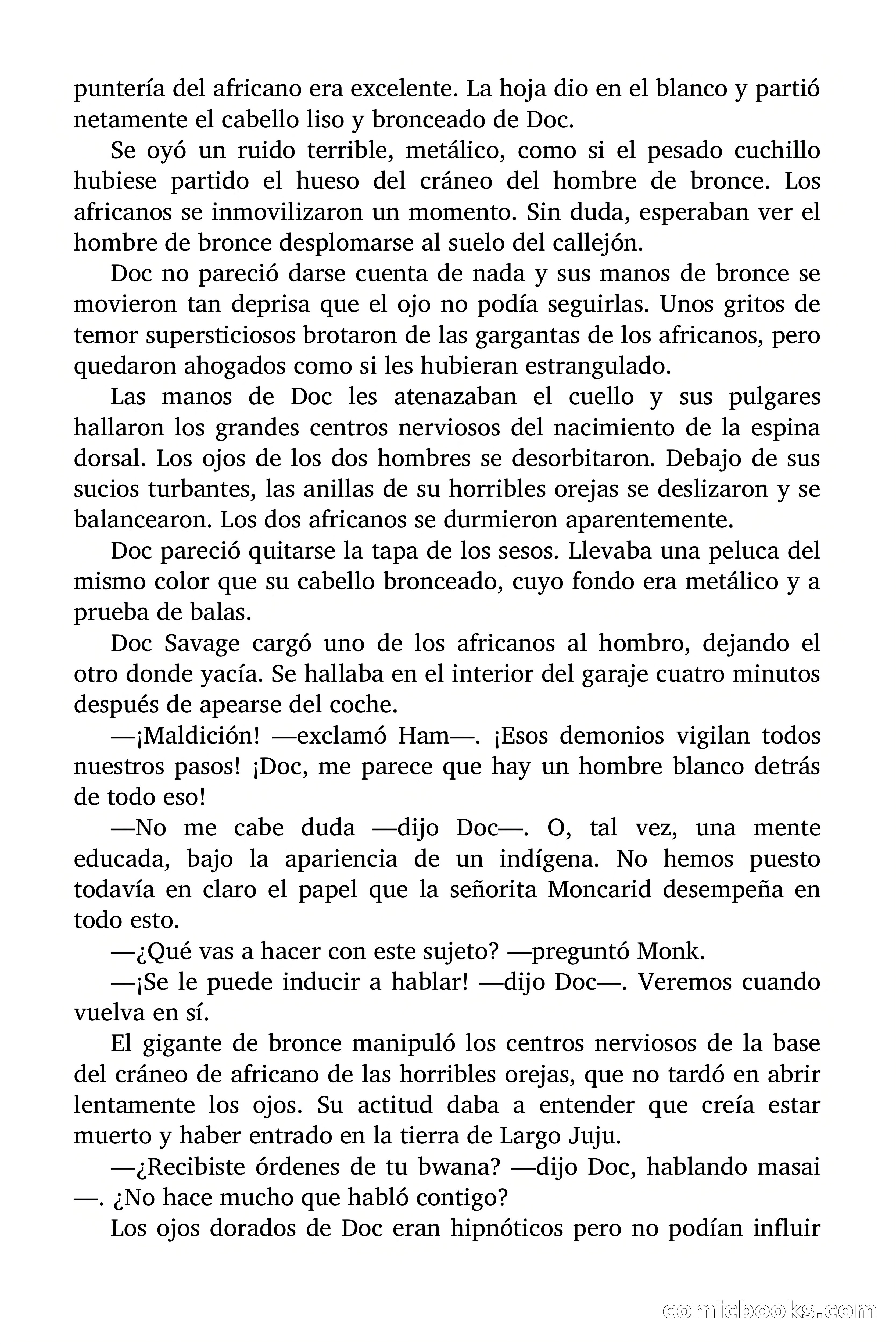 Doc Savage: El país del Largo Jujú — page 64 of 158