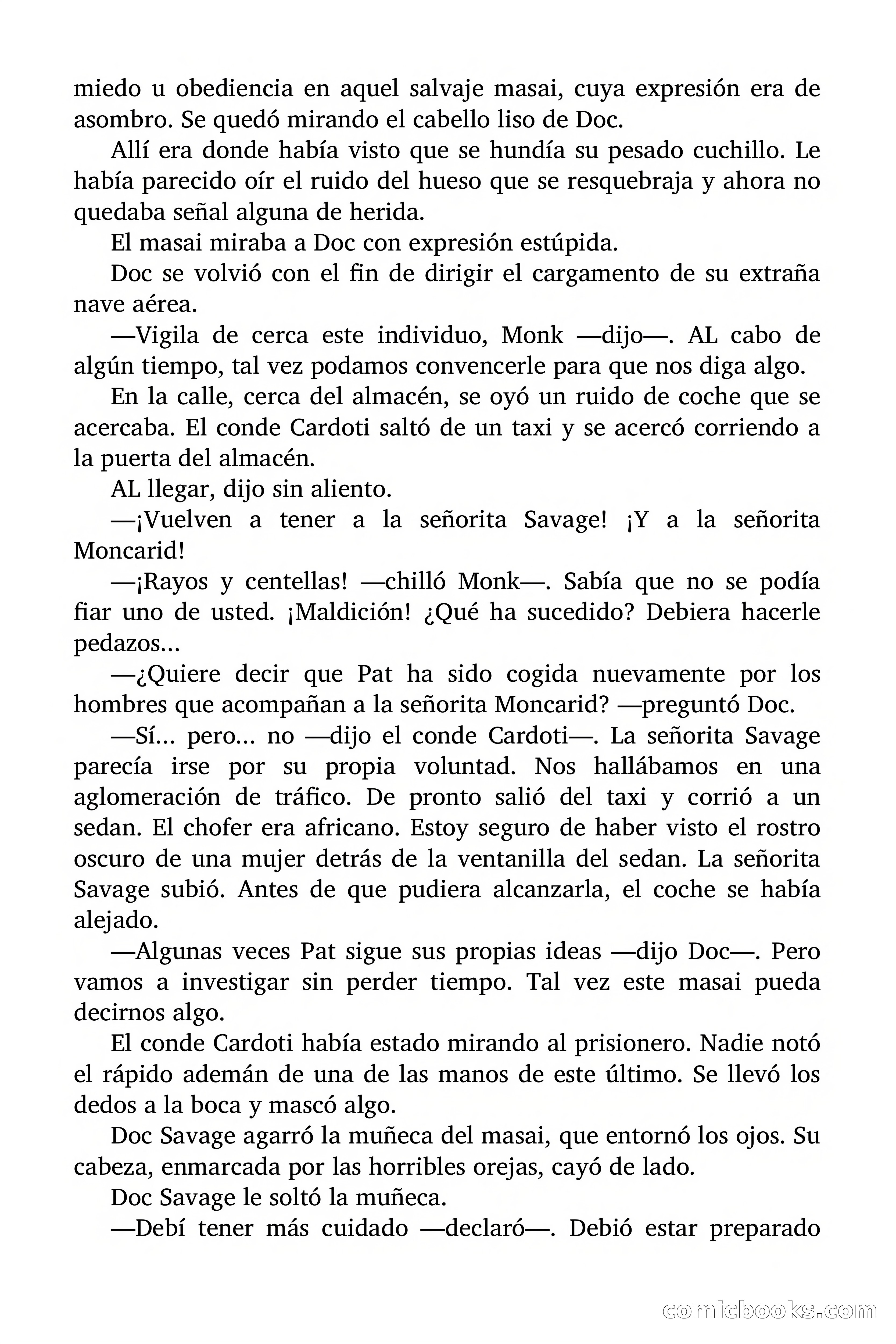 Doc Savage: El país del Largo Jujú — page 65 of 158