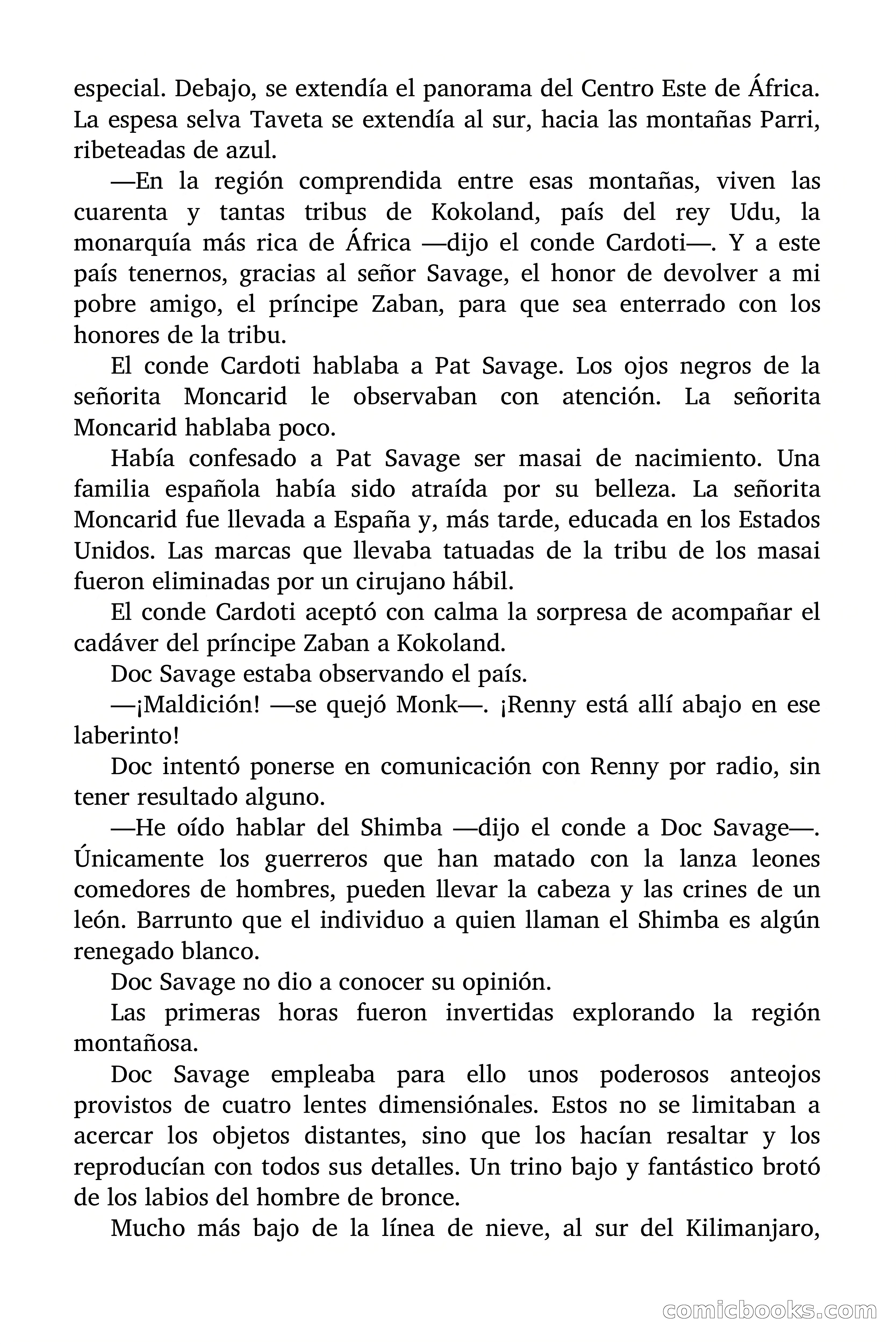 Doc Savage: El país del Largo Jujú — page 84 of 158