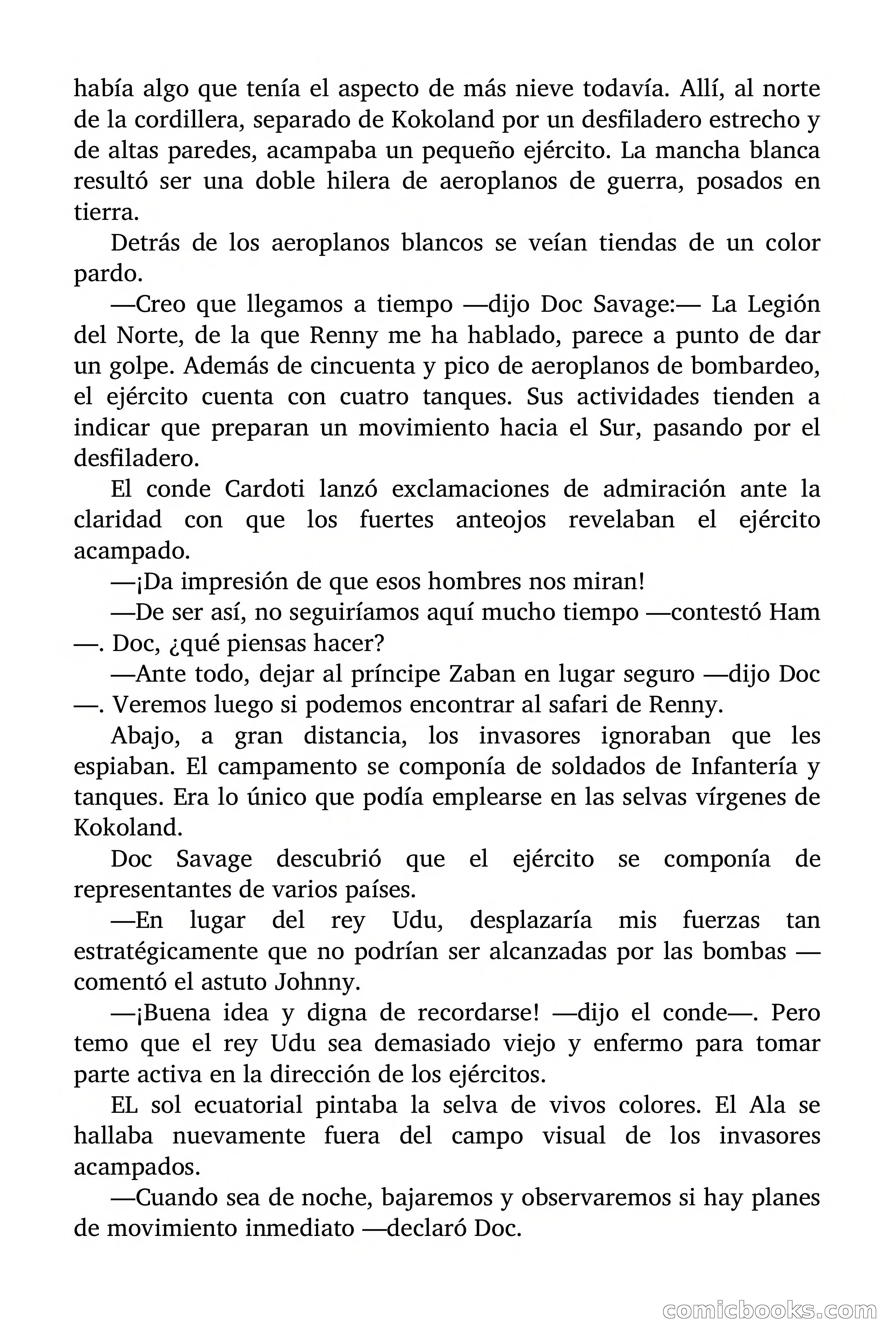 Doc Savage: El país del Largo Jujú — page 85 of 158