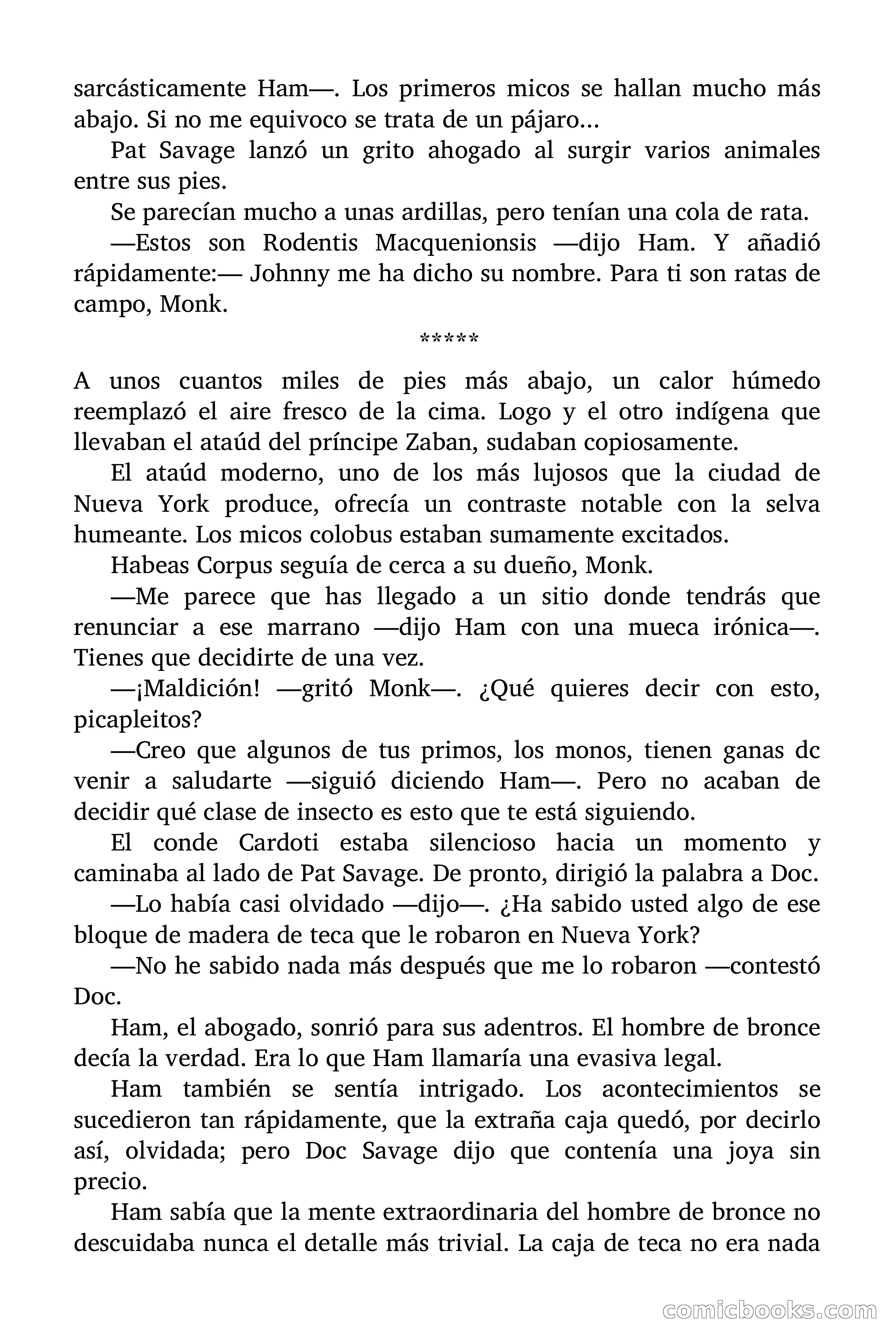 Doc Savage: El país del Largo Jujú — page 94 of 158