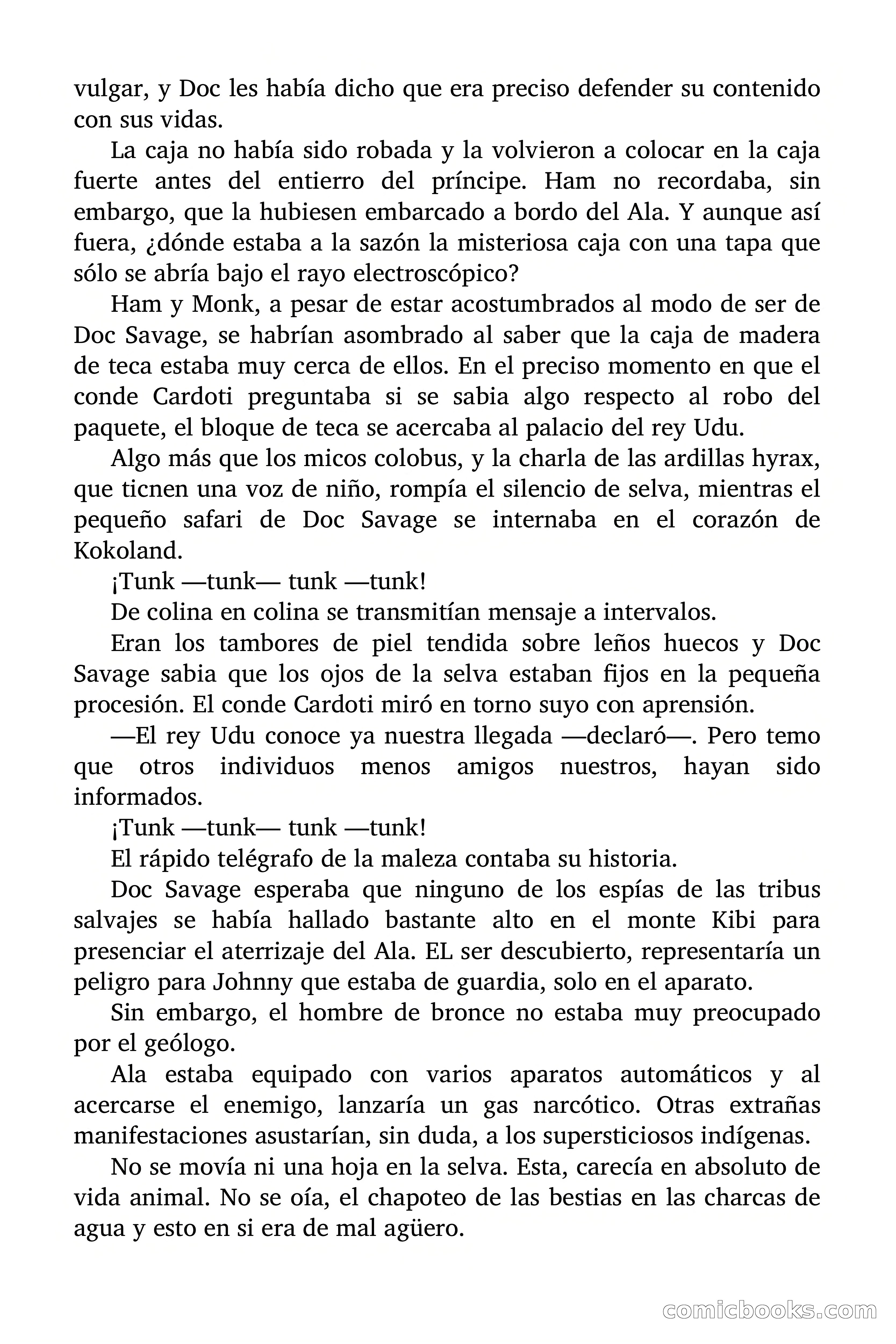 Doc Savage: El país del Largo Jujú — page 95 of 158