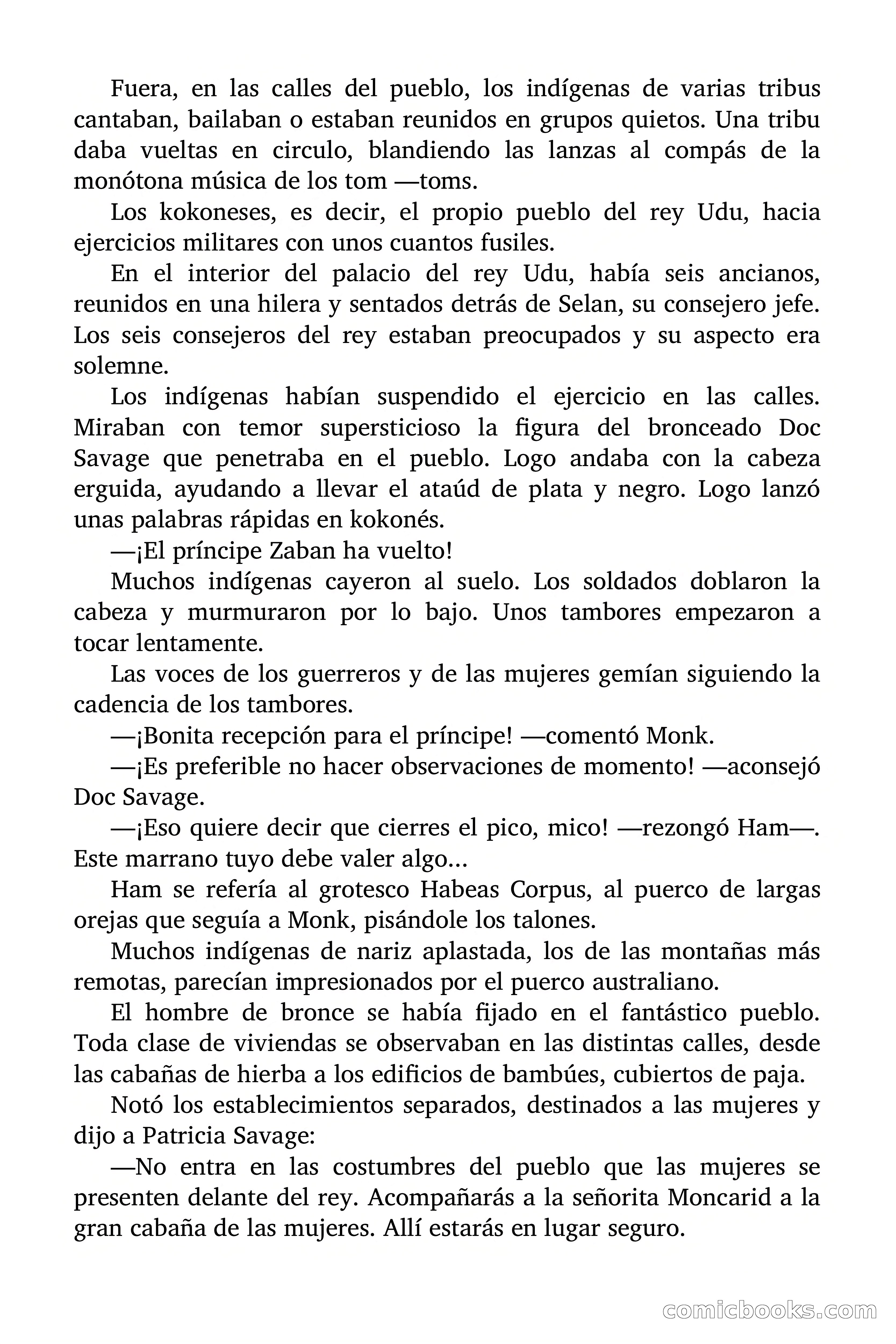Doc Savage: El país del Largo Jujú — page 98 of 158
