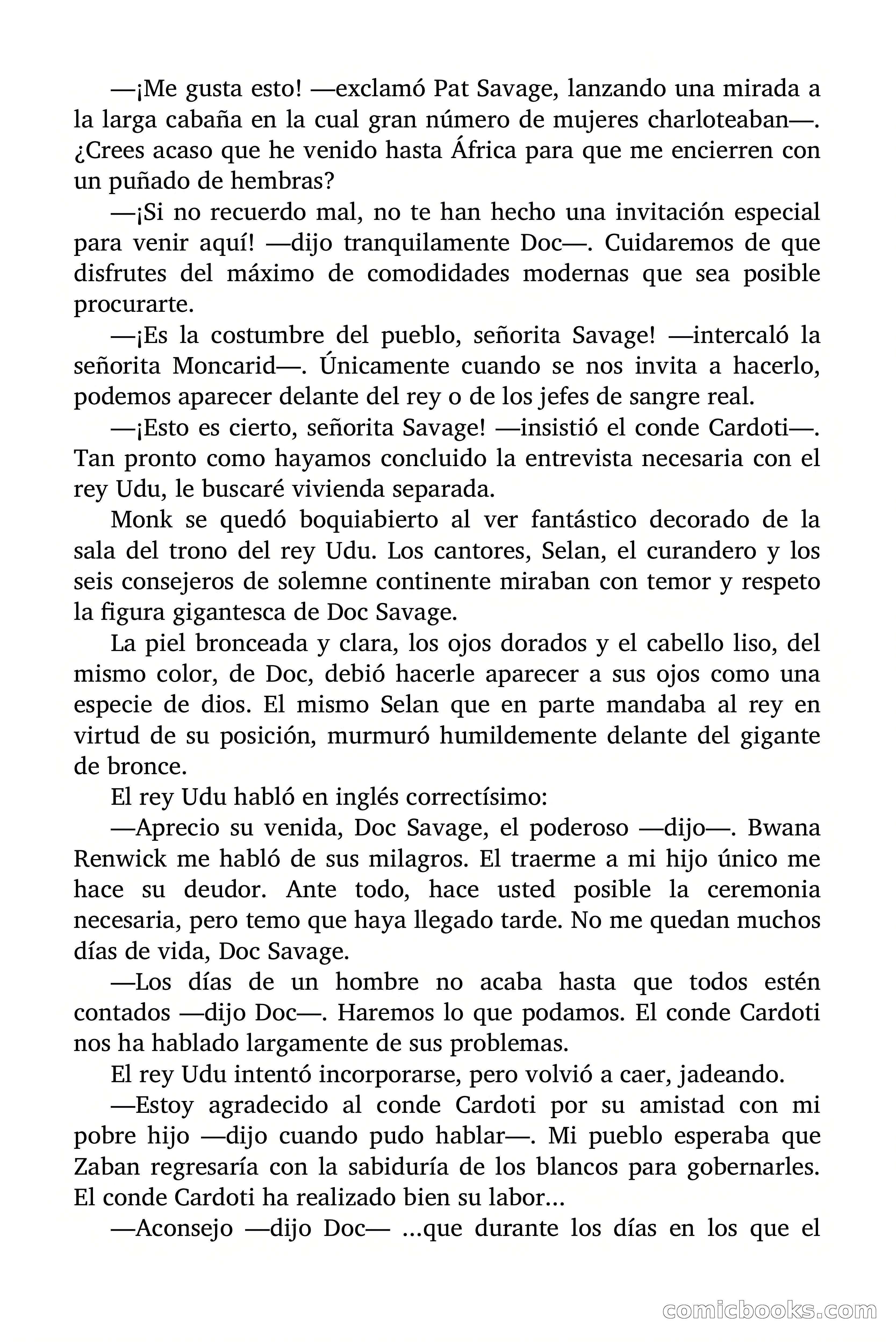 Doc Savage: El país del Largo Jujú — page 99 of 158