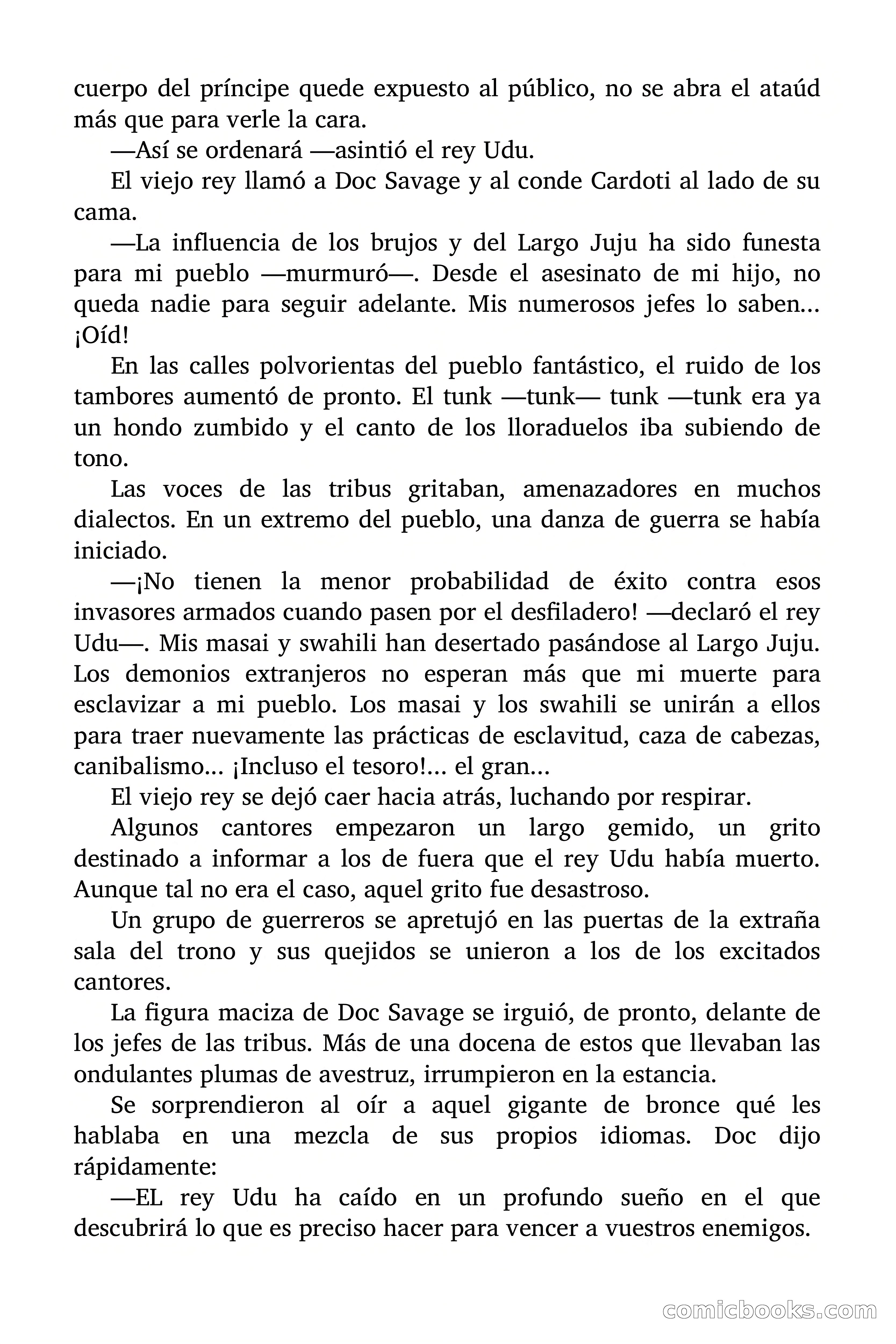Doc Savage: El país del Largo Jujú — page 100 of 158