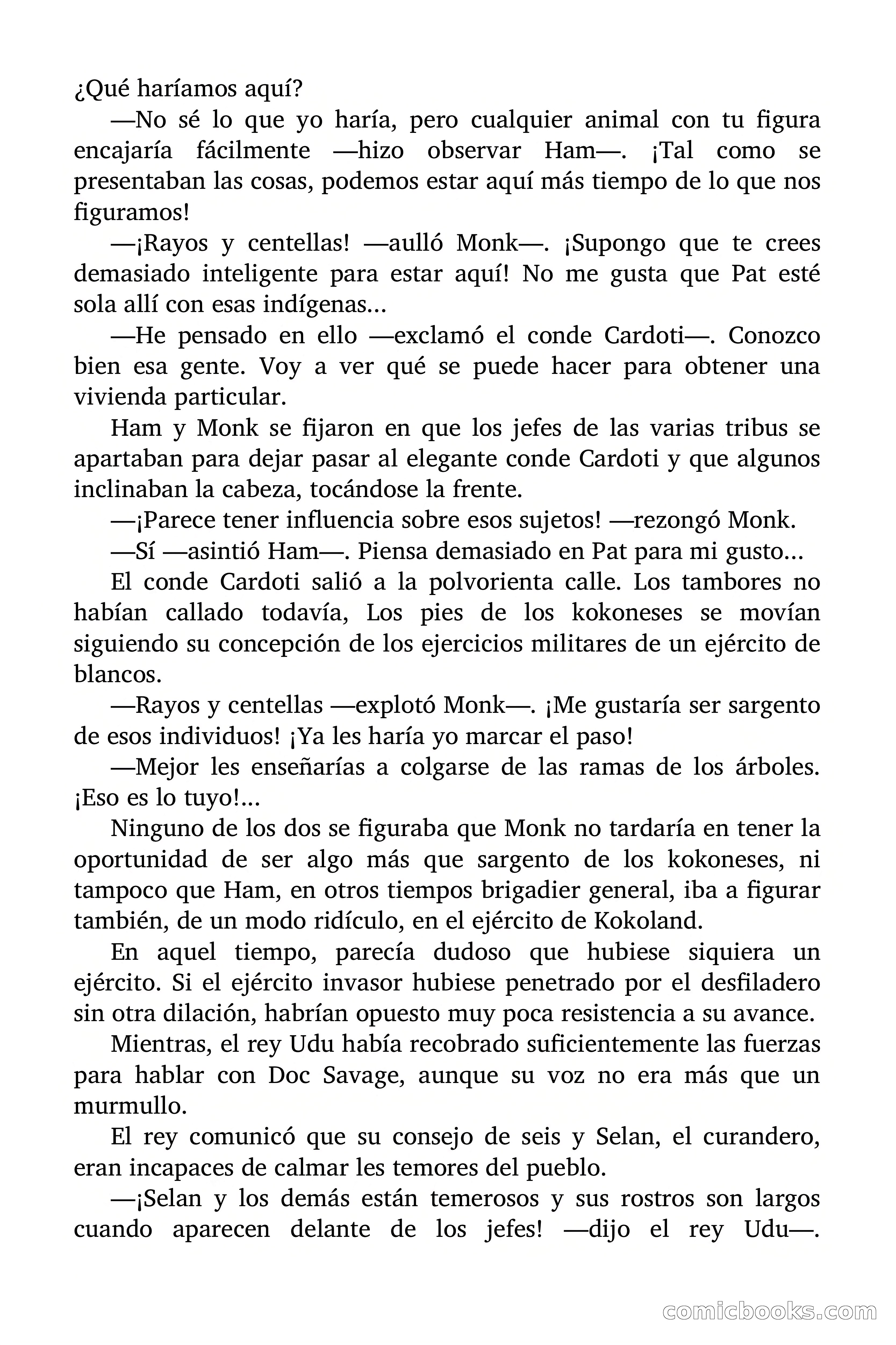 Doc Savage: El país del Largo Jujú — page 103 of 158