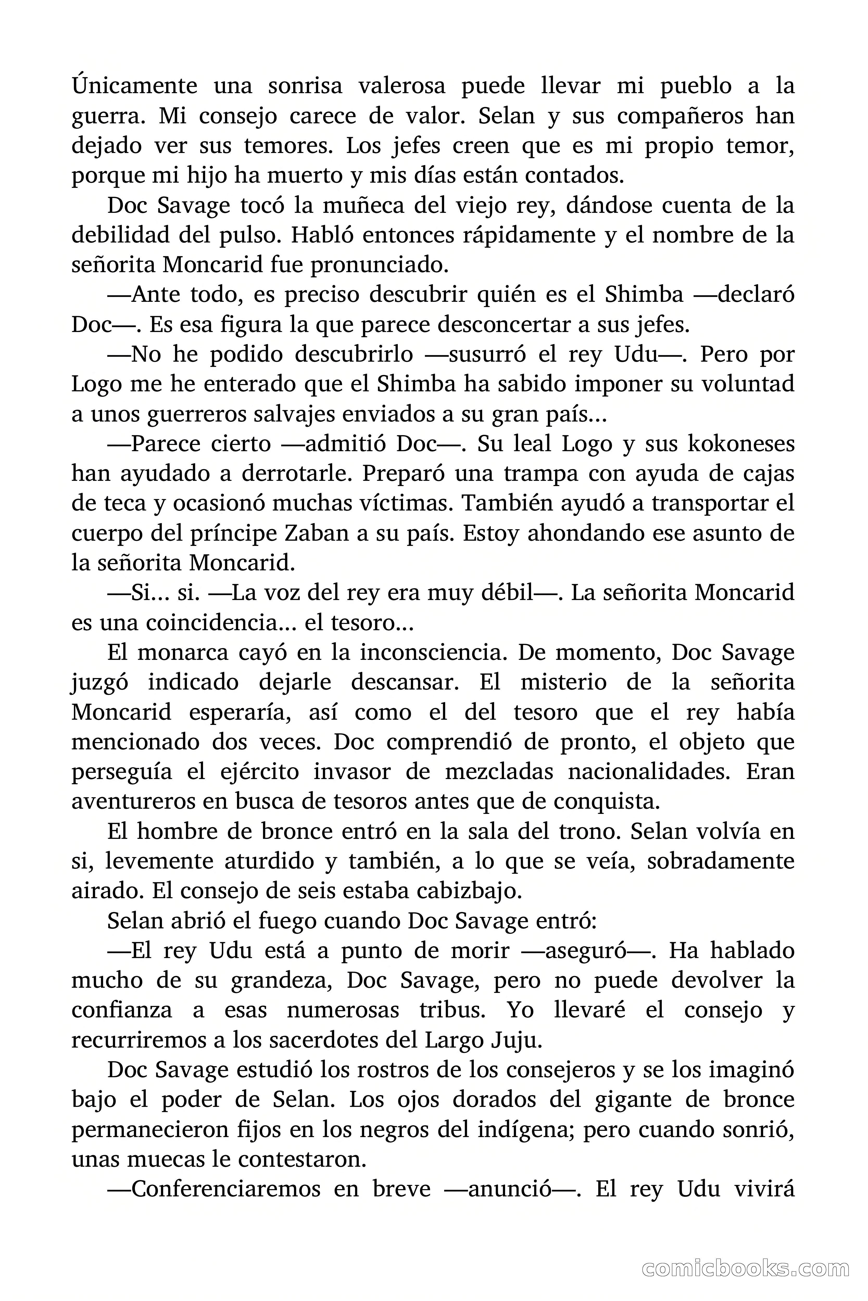 Doc Savage: El país del Largo Jujú — page 104 of 158