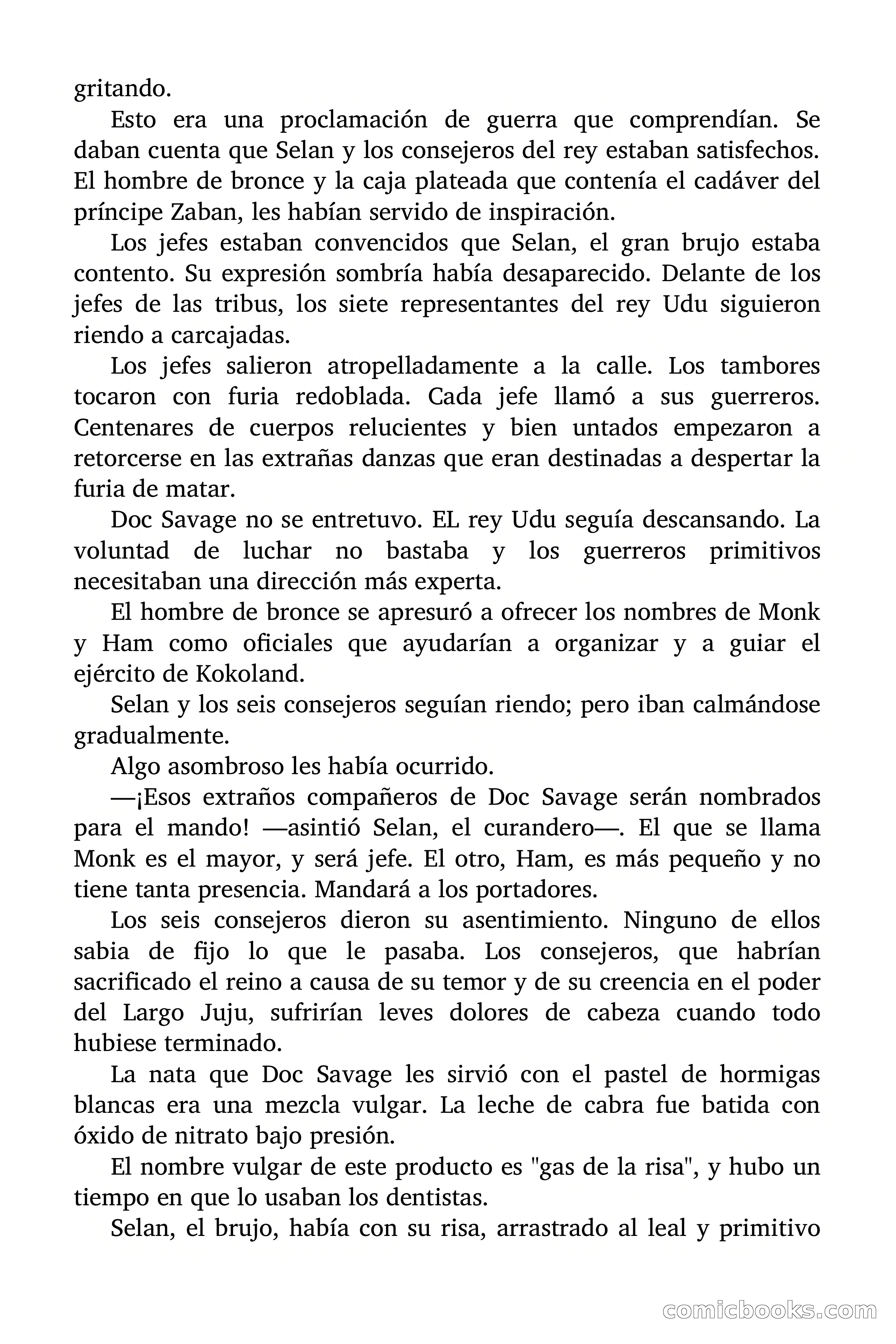 Doc Savage: El país del Largo Jujú — page 107 of 158