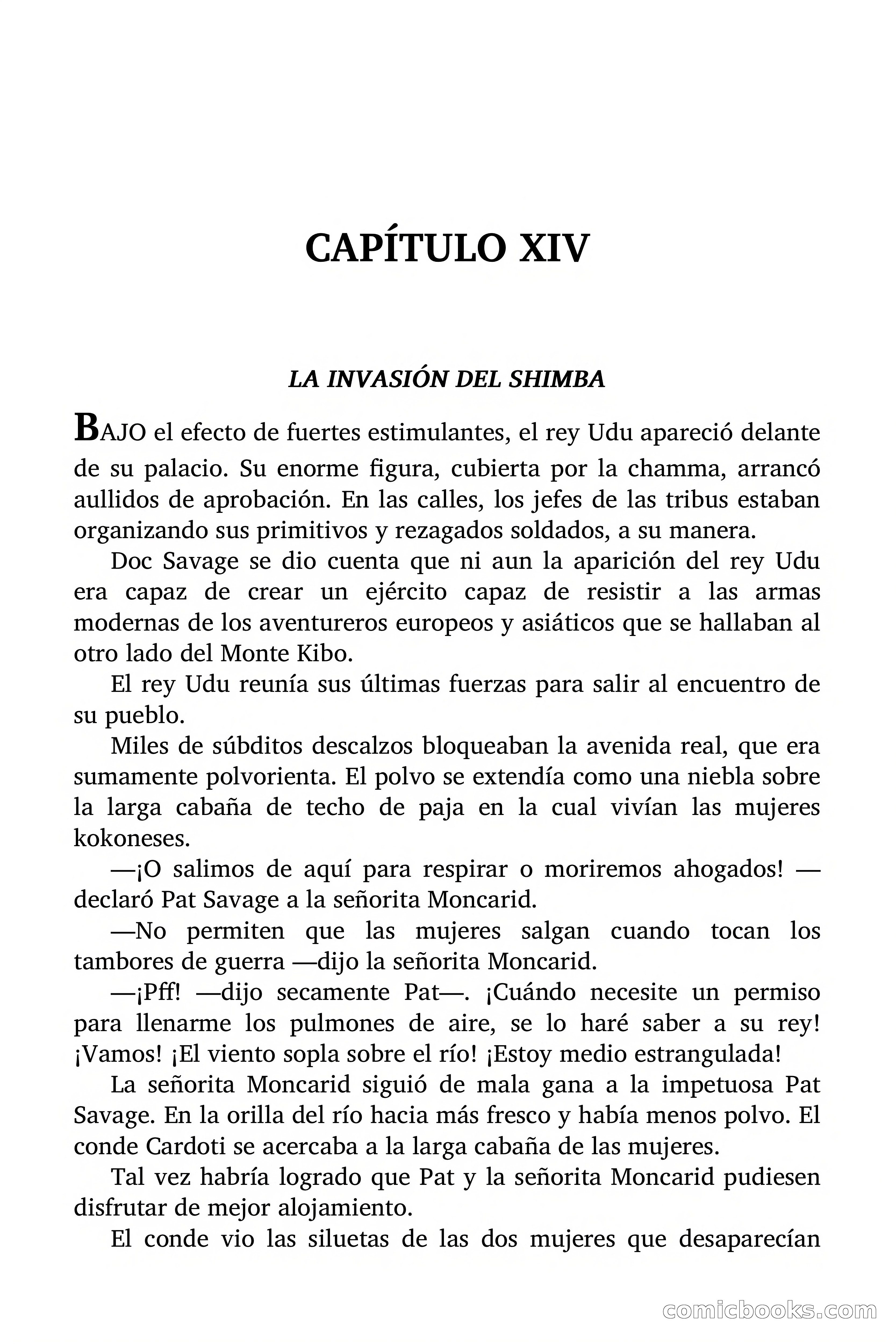 Doc Savage: El país del Largo Jujú — page 109 of 158