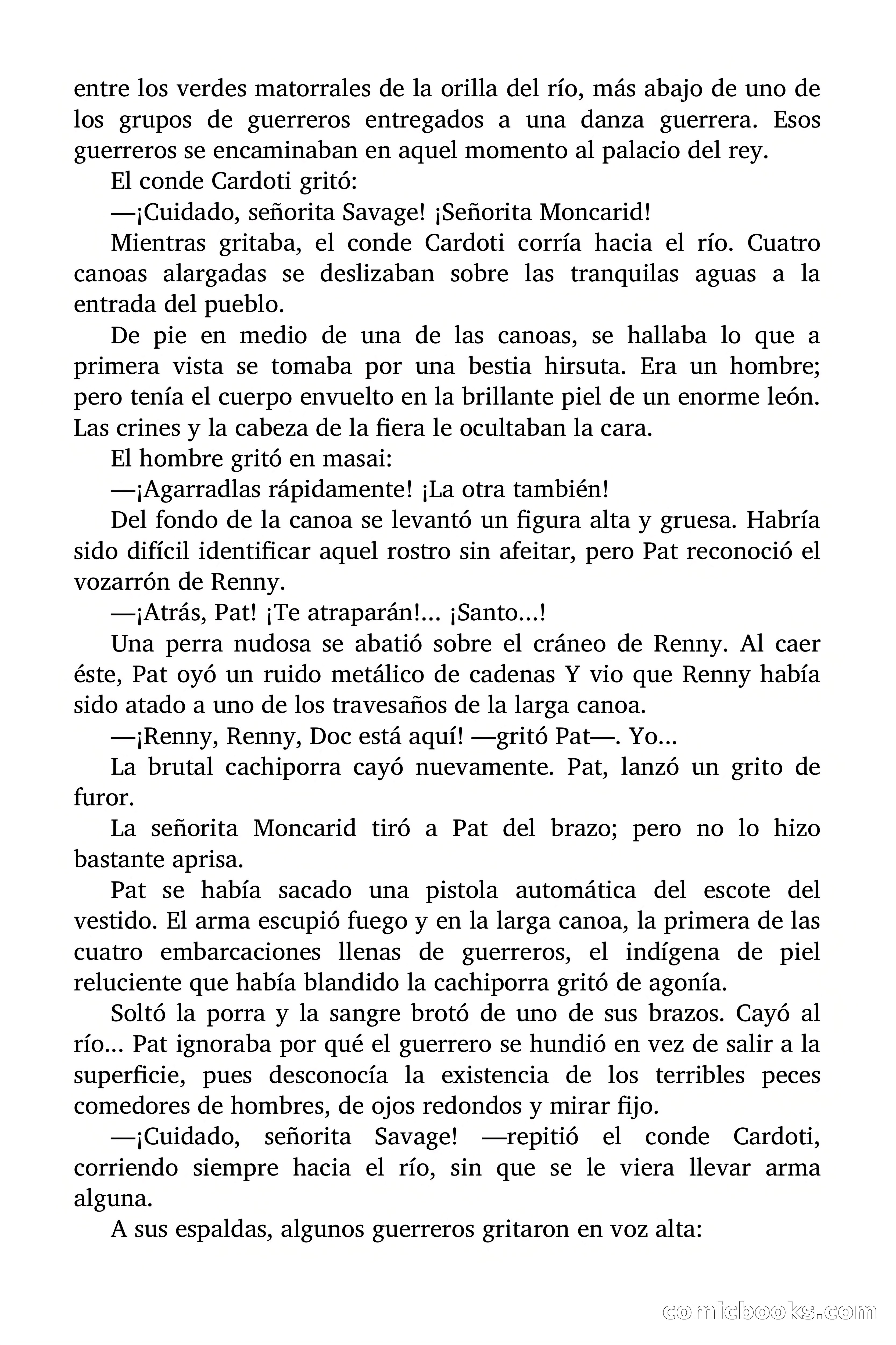 Doc Savage: El país del Largo Jujú — page 110 of 158